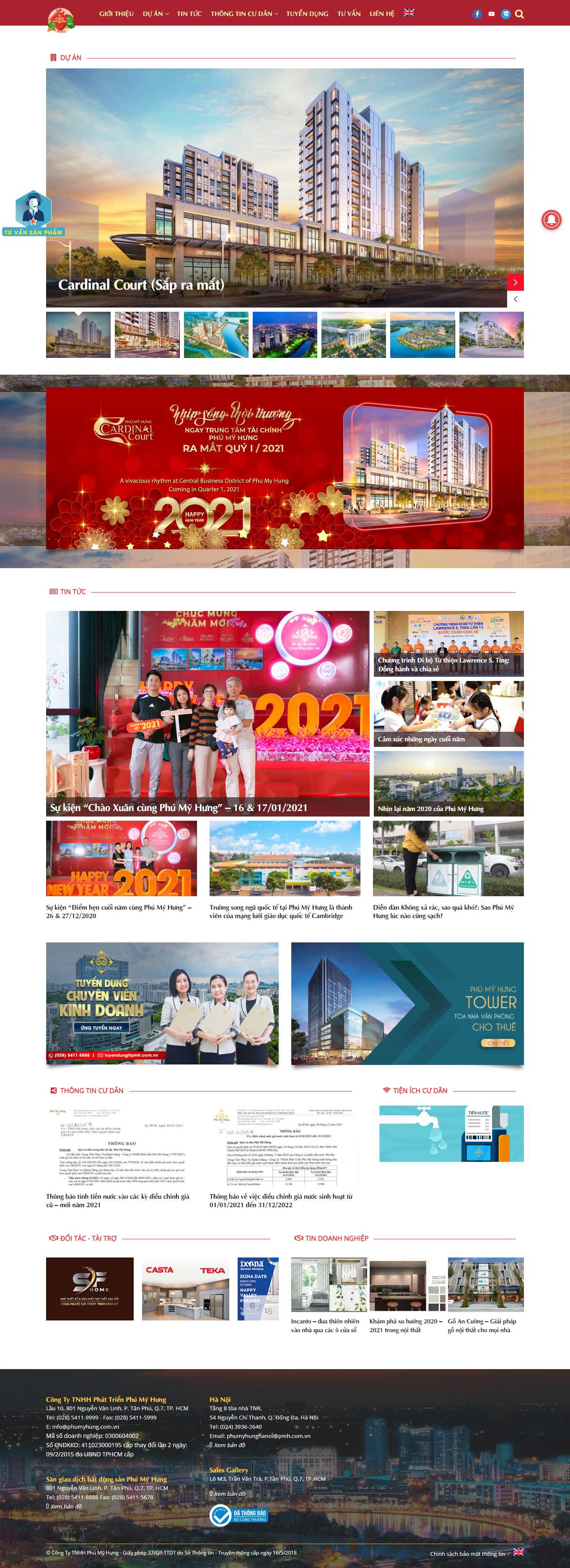 Thiết kế Website Web web bất động sản web nhà đất - phumyhungvn