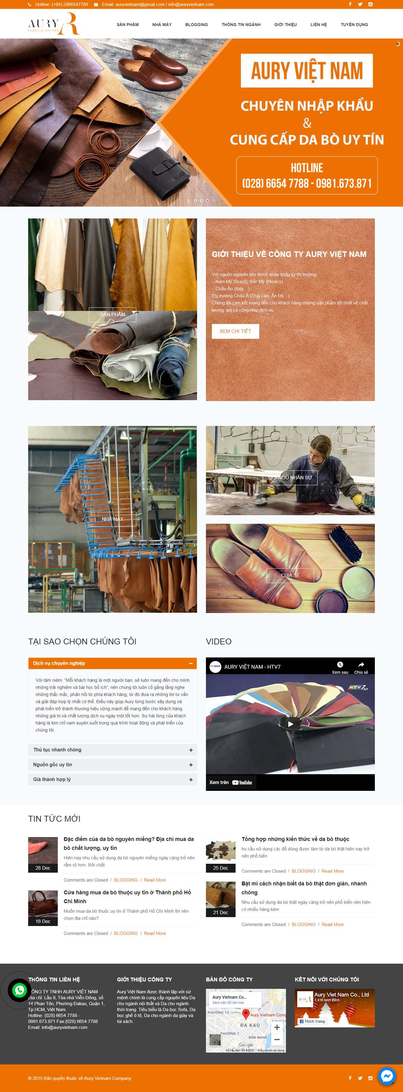 [kheotay] Thiết kế Website Web bán đồ handmade - auryvietnamcom