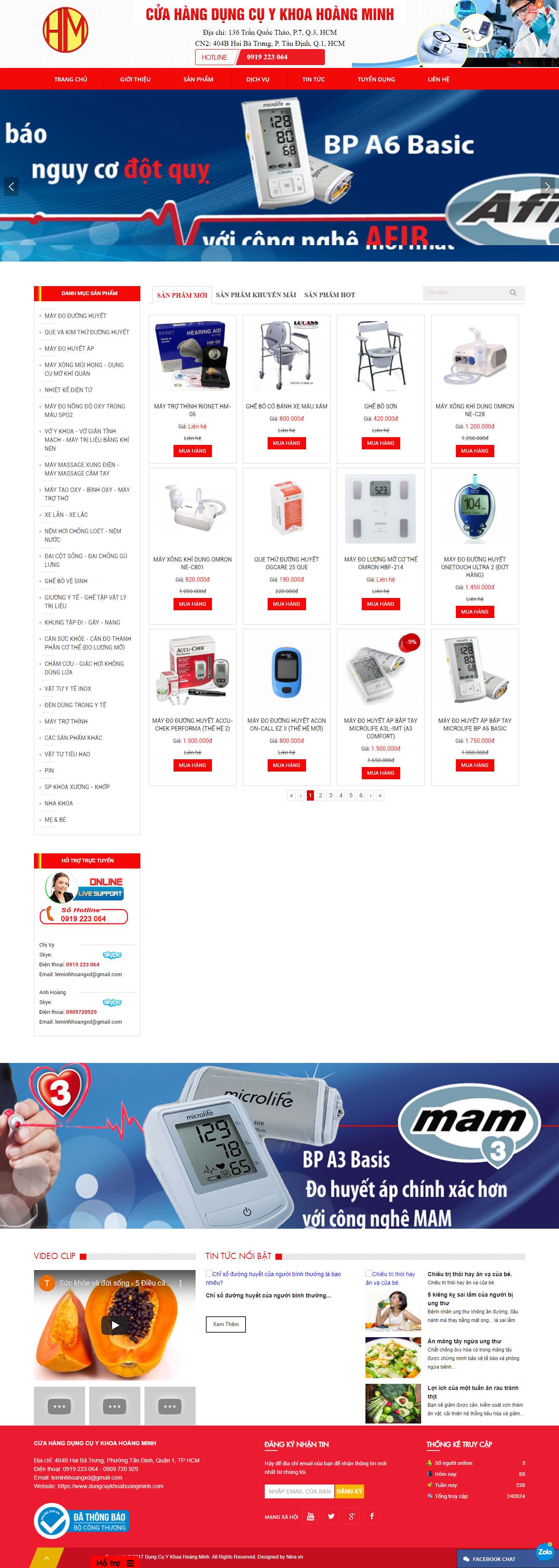 [thammyviensline] Thiết kế Website Web wordpress giá rẻ - wwwdungcuykhoahoangminhcom