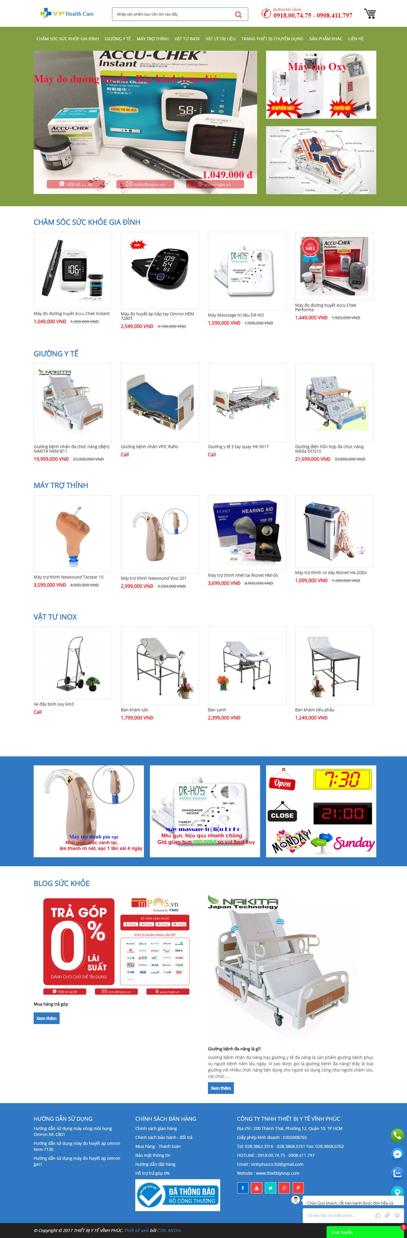 [thammyviensline] Thiết kế Website Web wordpress giá rẻ - thietbiytevpcom