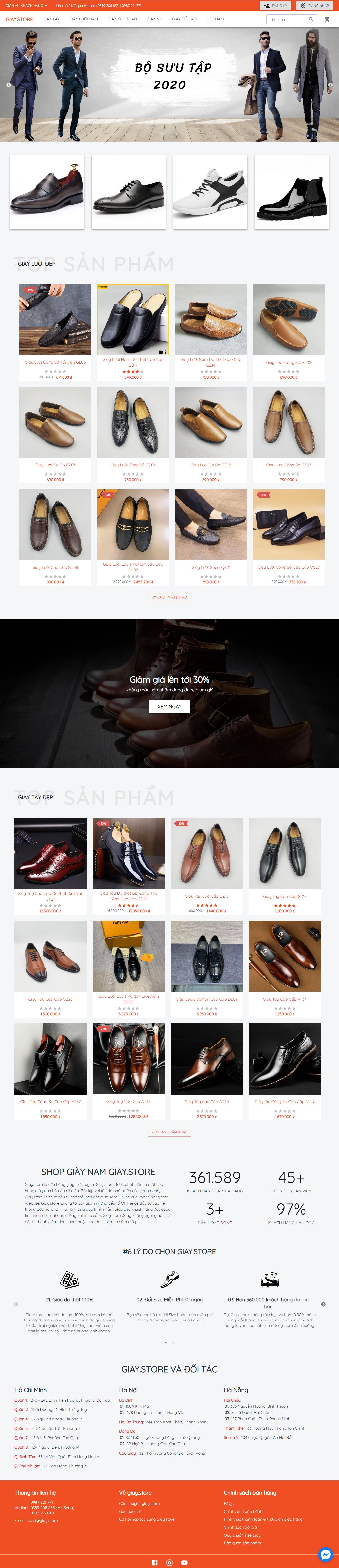 [5giay] Thiết kế Website Web wordpress theo yêu cầu - giaystore