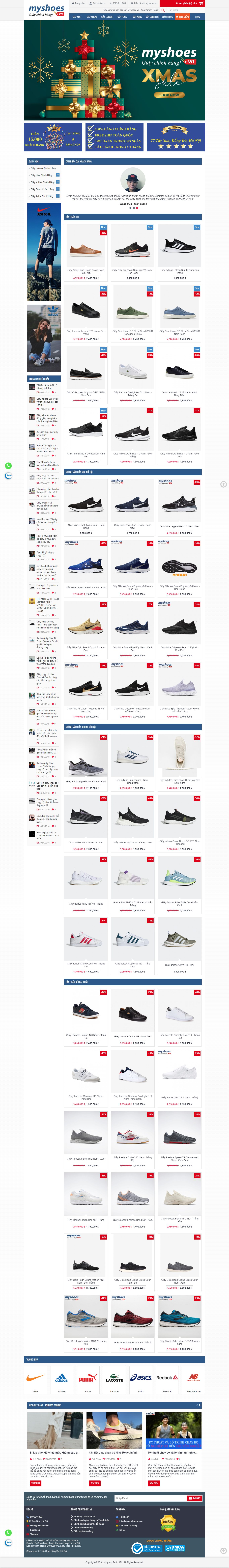 [5giay] Thiết kế Website Web wordpress theo yêu cầu - myshoesvn