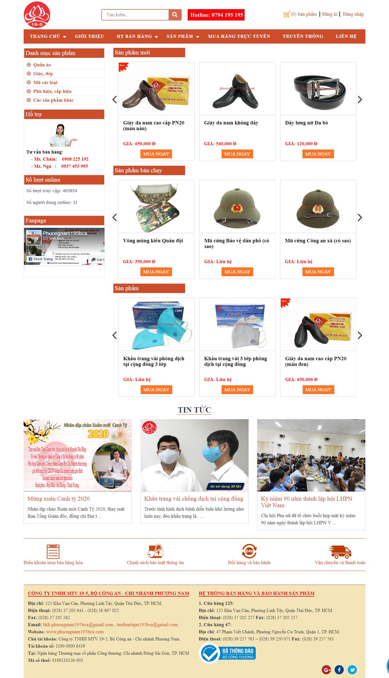 Thiết kế Website Web trọn gói giá rẻ - wwwphuongnam195bcacom