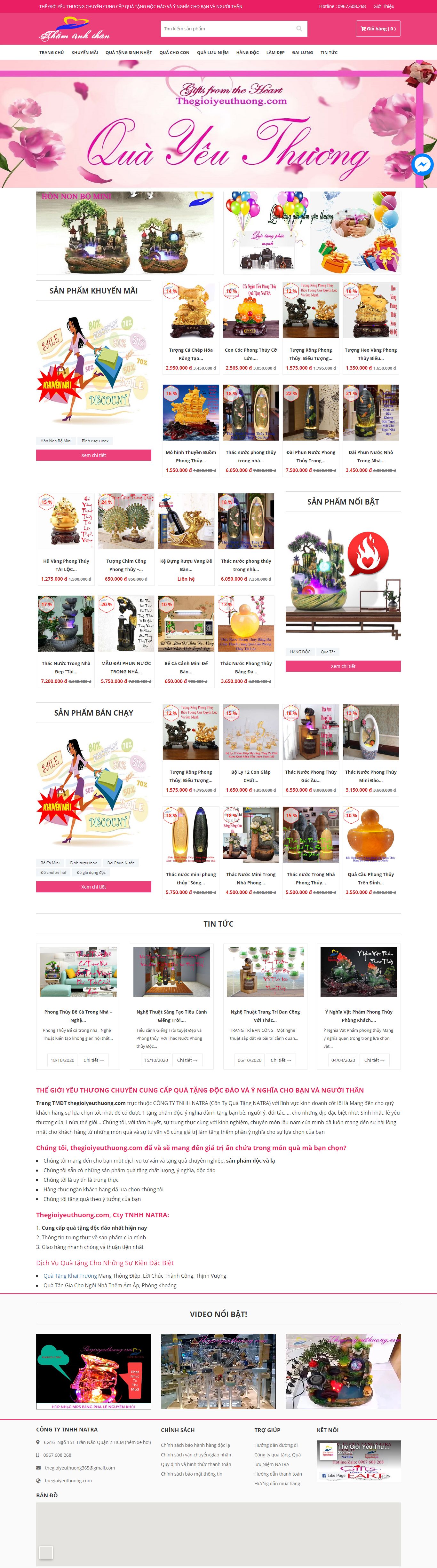 [sites] Thiết kế Website Web bán hàng miễn phí - thegioiyeuthuongcom