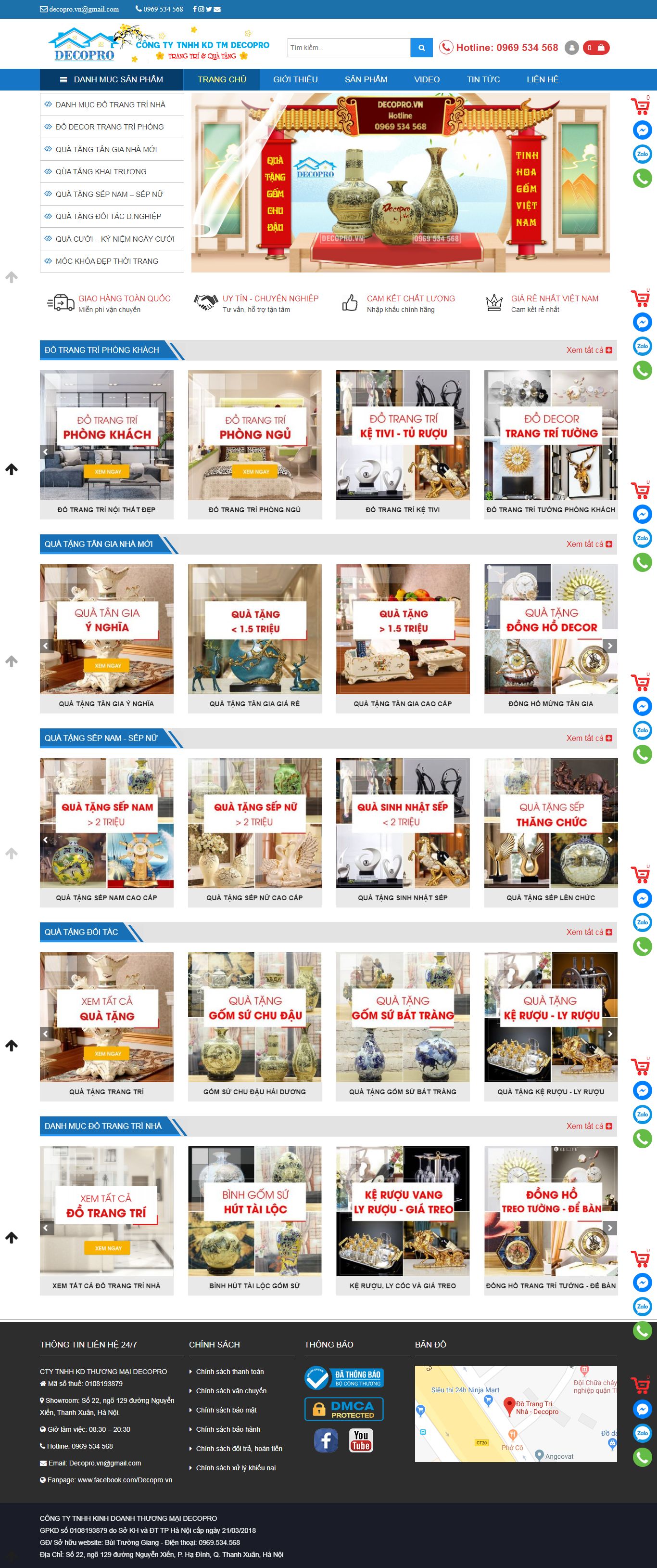 [sites] Thiết kế Website Web bán hàng miễn phí - decoprovn