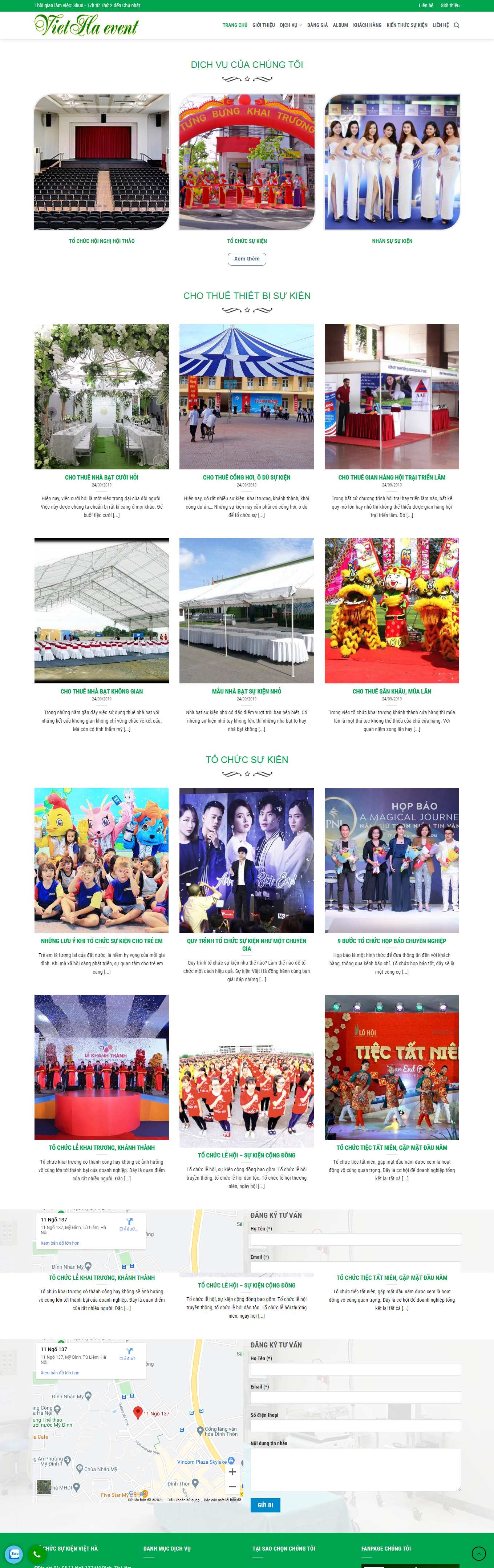 [judydrap] Thiết kế Website Web theo yêu cầu giá rẻ - tochucsukienhanoicomvn