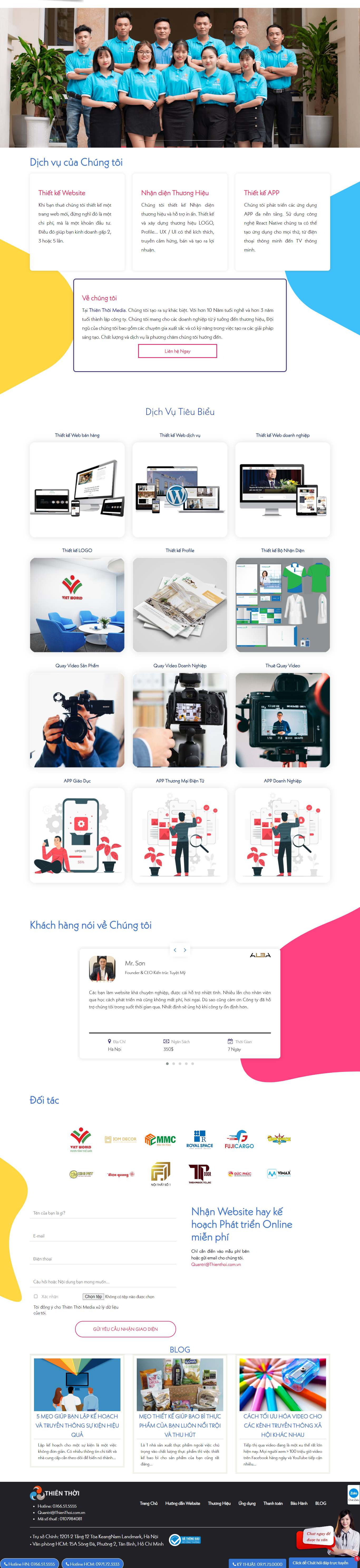 [judydrap] Thiết kế Website Web theo yêu cầu giá rẻ - thienthoicomvn
