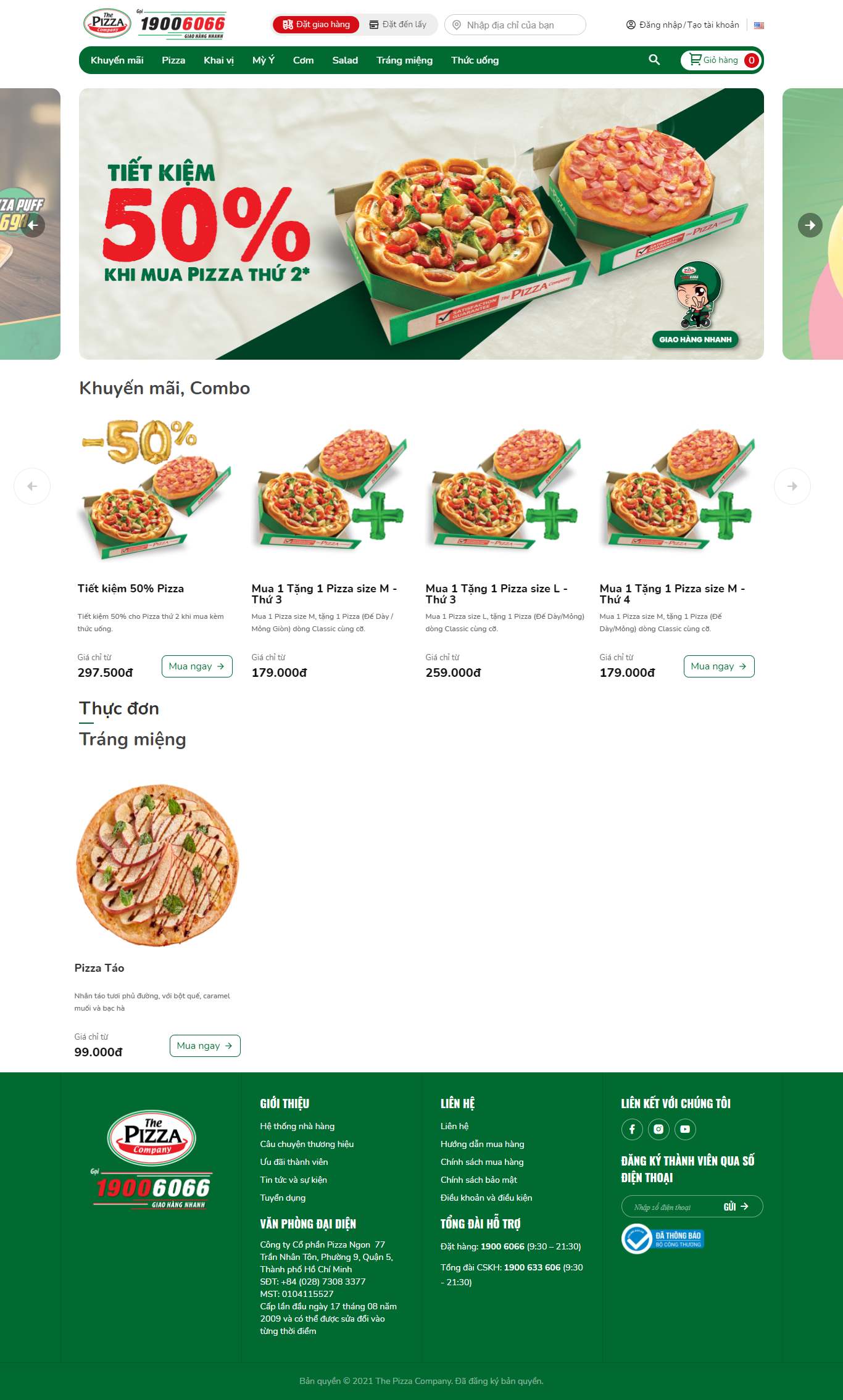 [judydrap] Thiết kế Website Web theo yêu cầu giá rẻ - thepizzacompanyvn