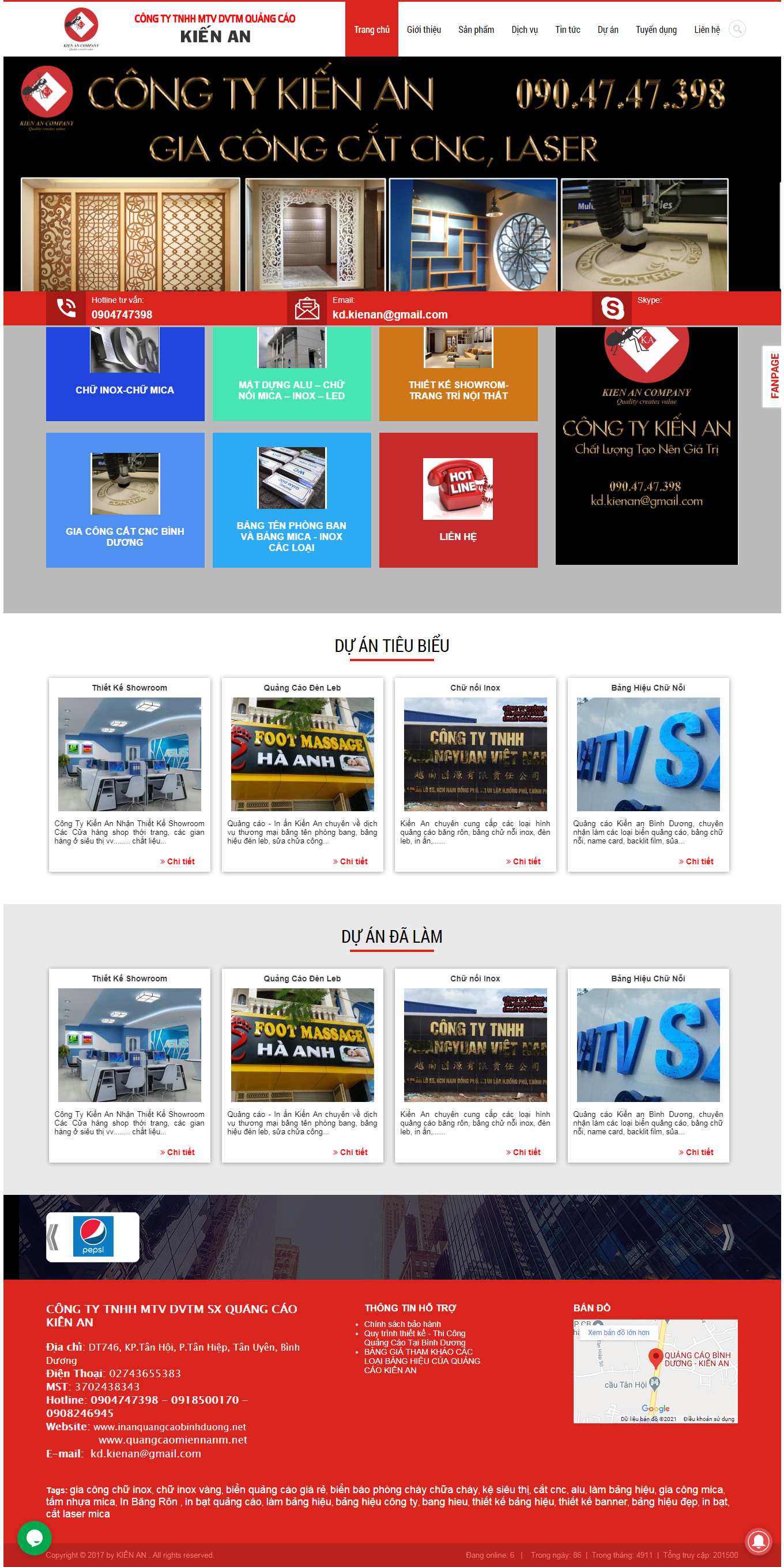 [quangcaonetviethn] Thiết kế Website Web làm biển quảng cáo - inanquangcaobinhduongnet