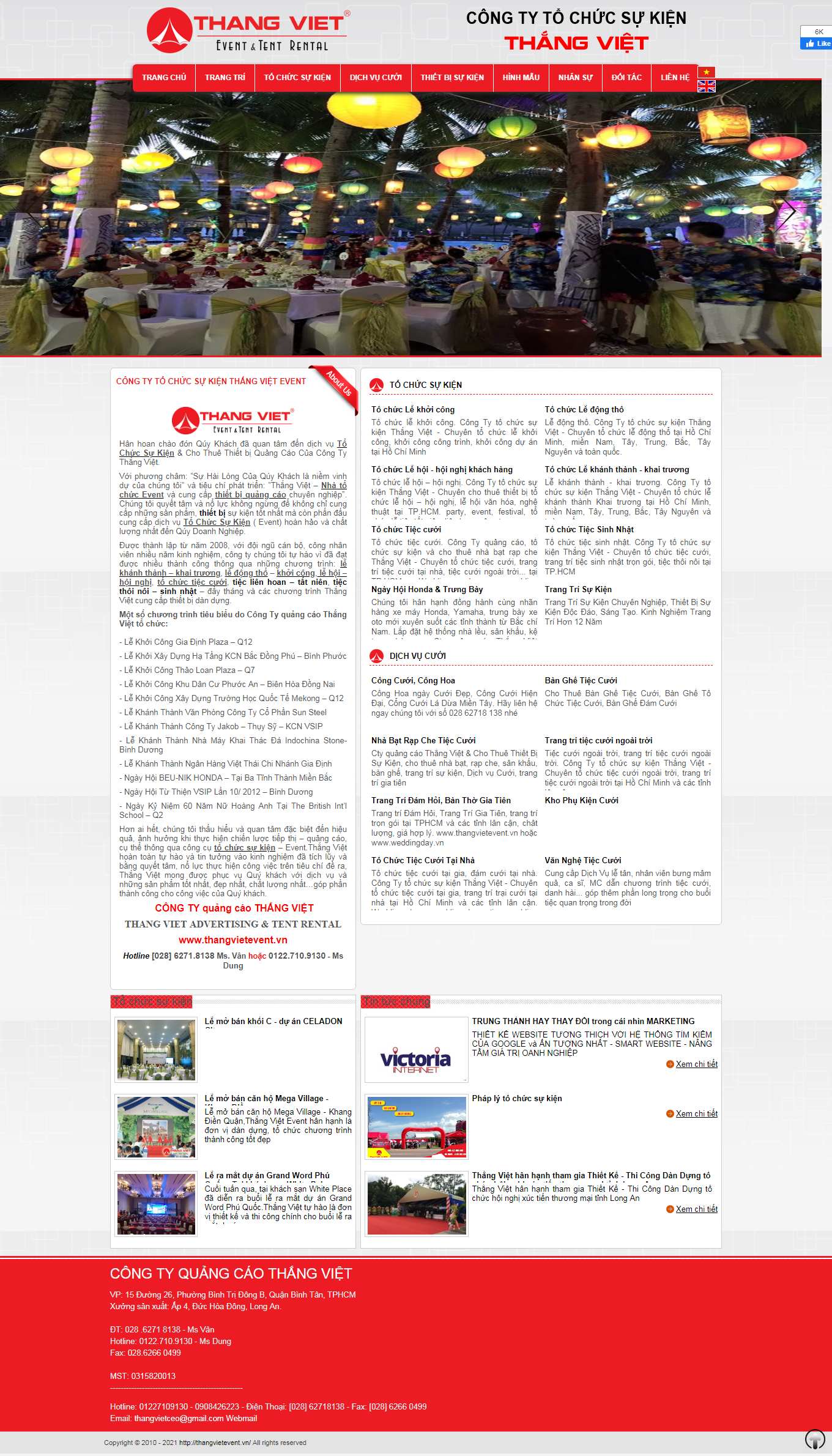 [hoabinhevents] Thiết kế Website Web tổ chức sự kiện, truyền thông - wwwthangvieteventvn