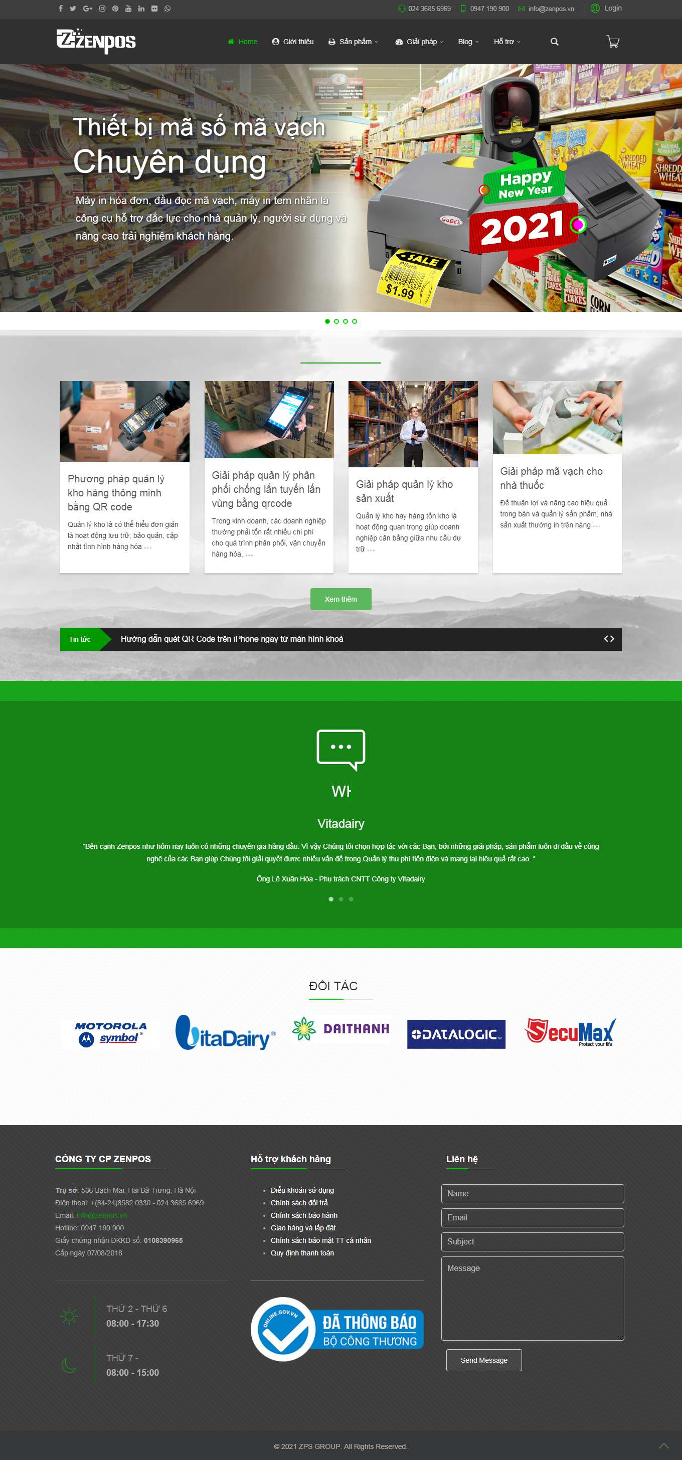 [brother] Thiết kế Website Web bán máy in, máy photocopy - zpsvn