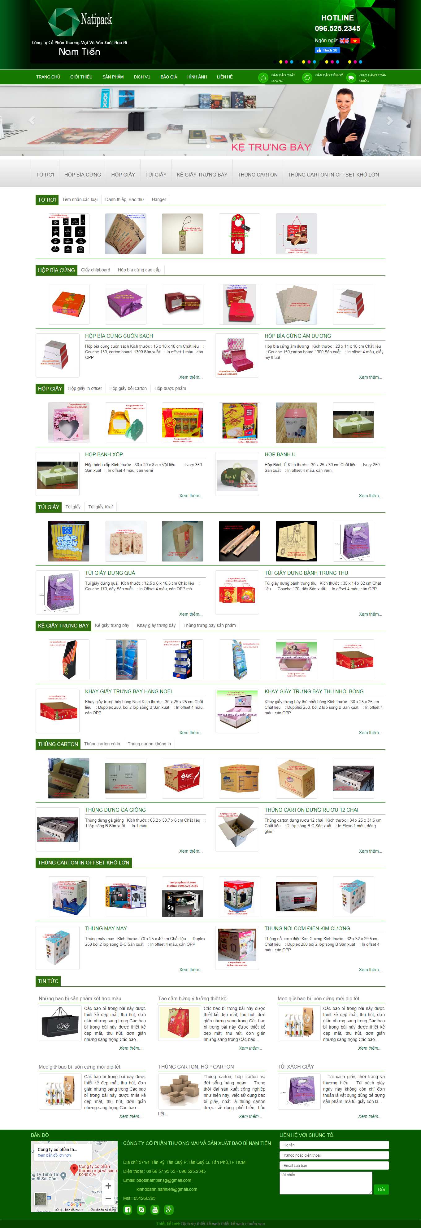 [tiendatsteel] Thiết kế Website Web tập đoàn tổng công ty - cungcapbaobicom