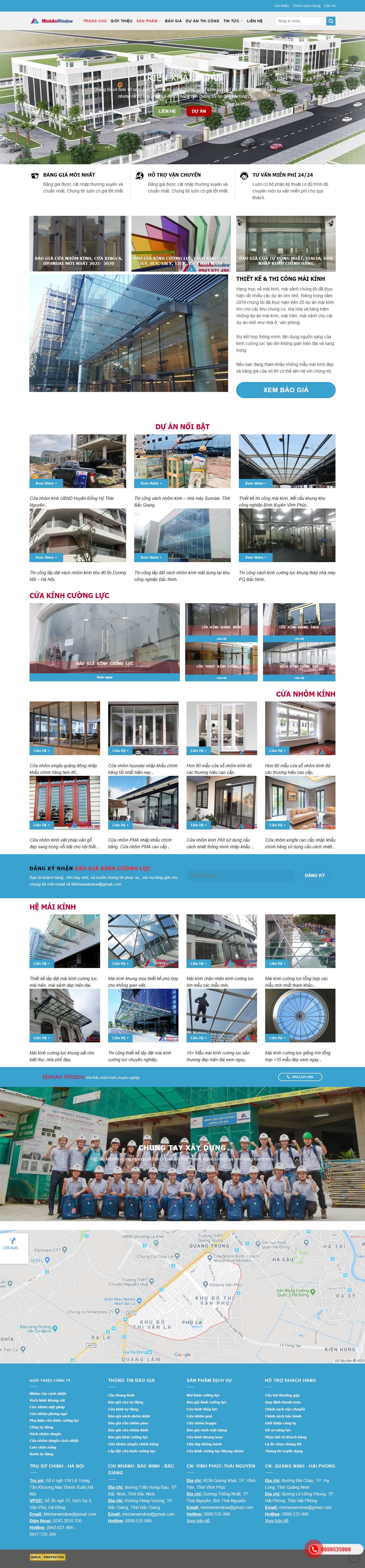 [congnghepu] Thiết kế Website Web tấm lợp nhựa, tôn kim loại - minhanwindowvn
