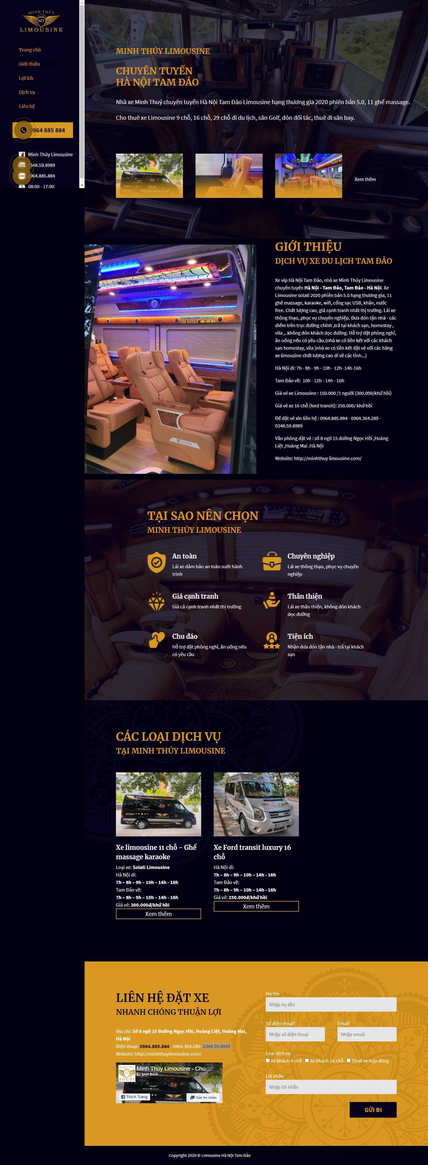 [luattamanh] Thiết kế Website Web - minhthuylimousinecom