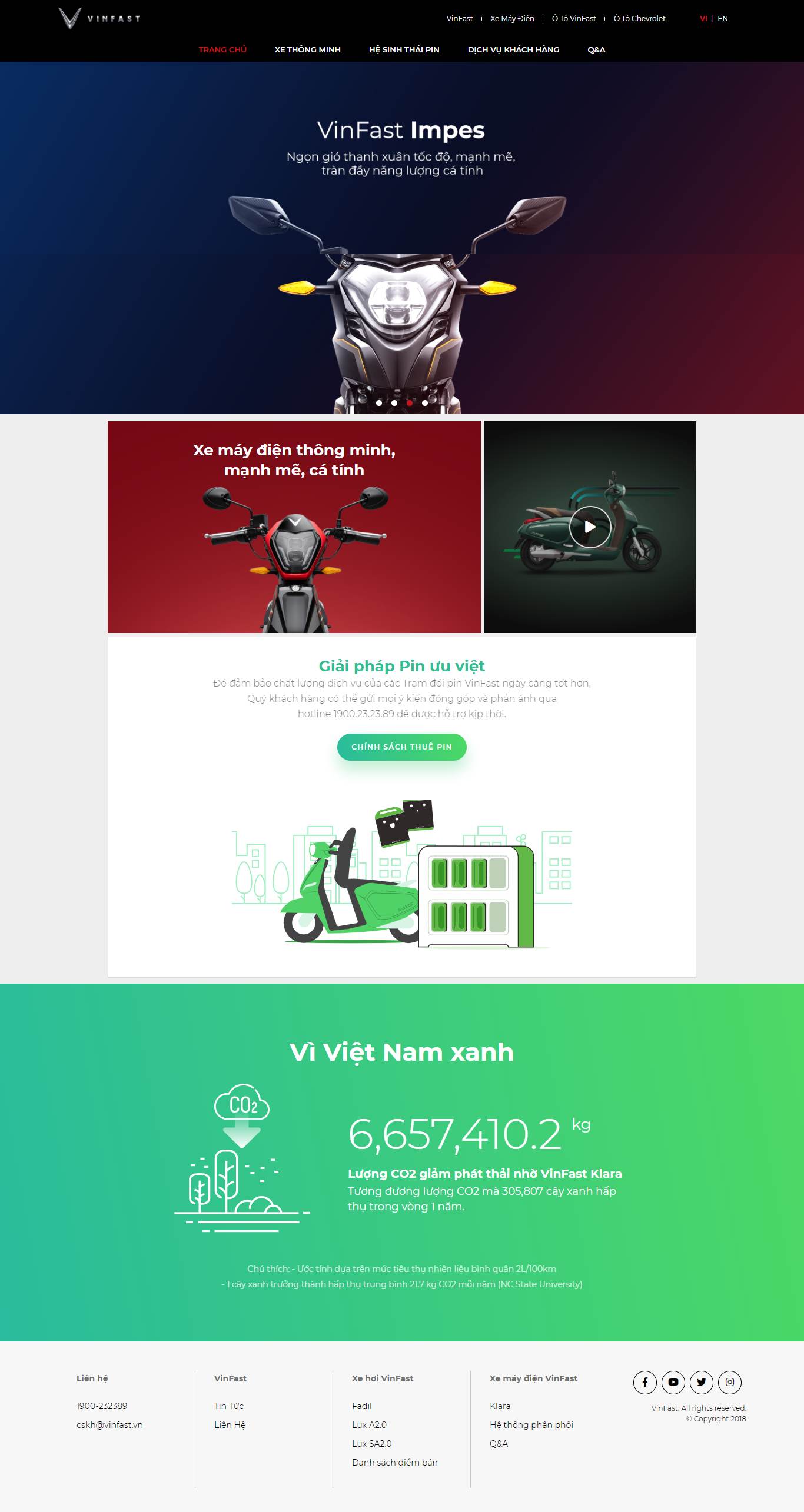 [fordthanhxuan] Thiết kế Website Web Ô tô Xe máy - xemaydienvinfastvn