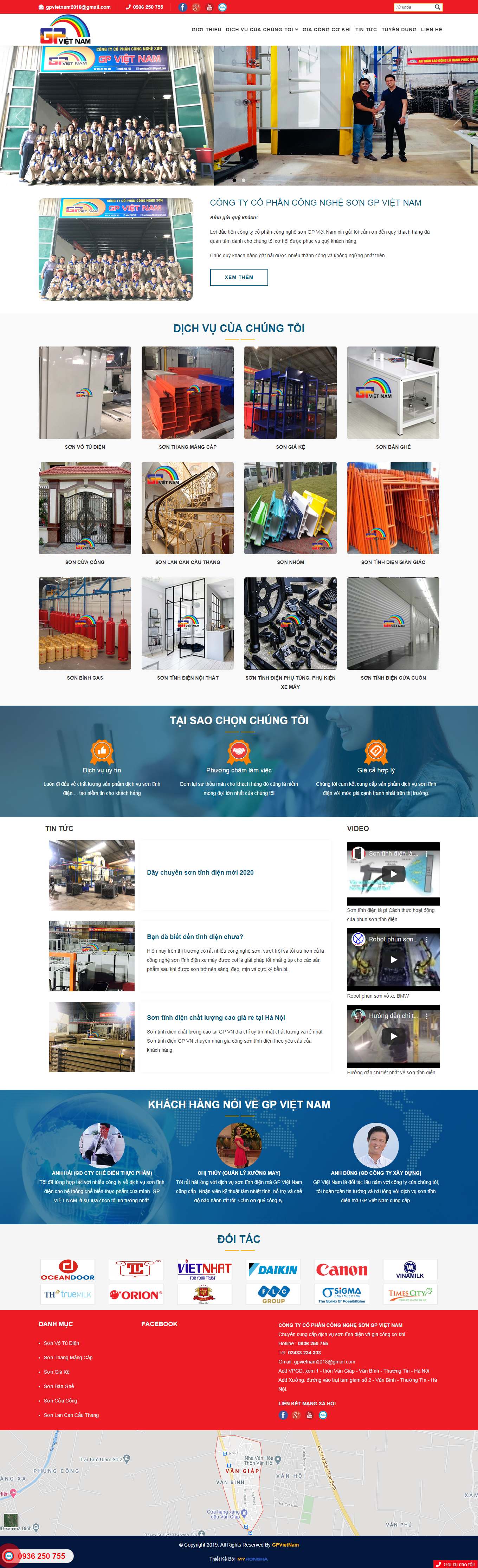 [sonhiepthanh] Thiết kế Website Web bán sơn nước, sơn tĩnh điện - gpvietnamvn