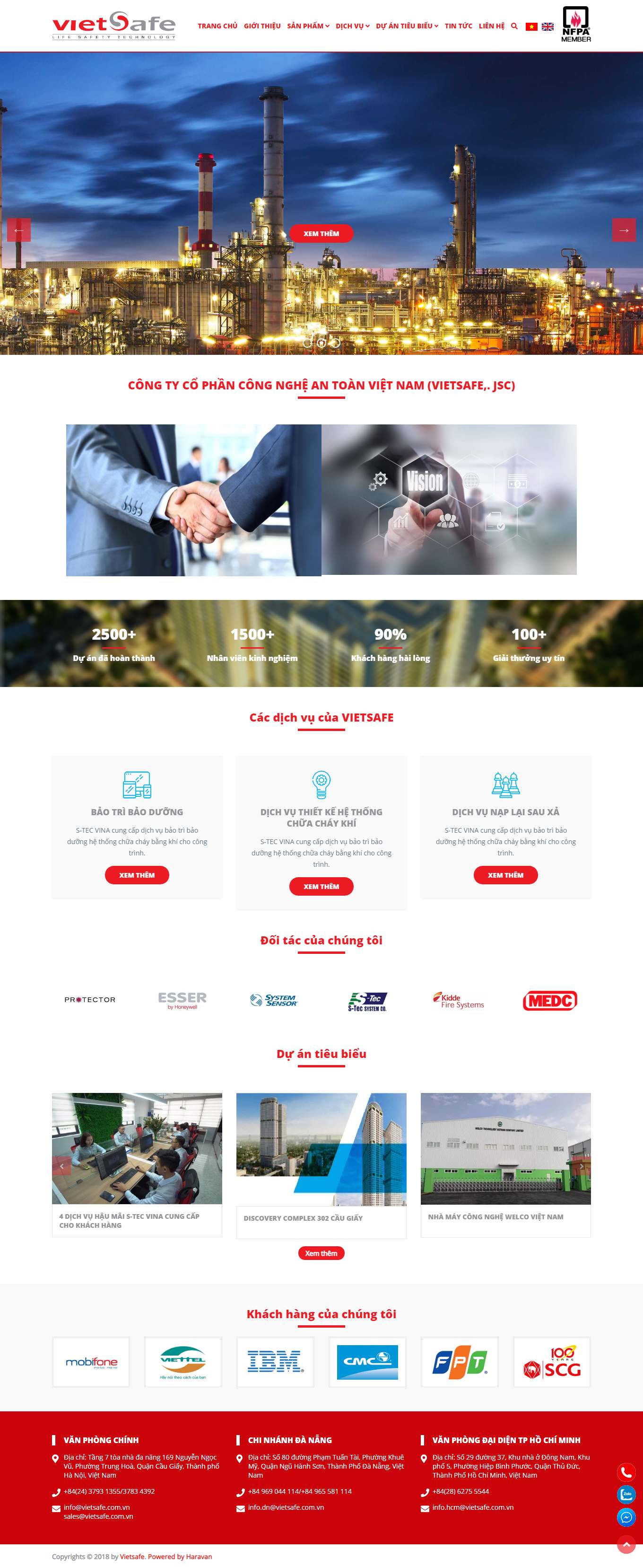 [pcccdhtvietnam] Thiết kế Website Web phòng cháy, chữa cháy - isafecomvn