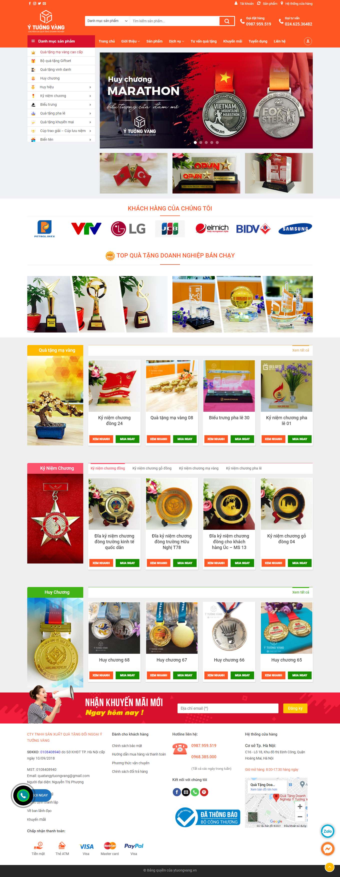 [dogomynghenguyengia] Thiết kế Website Web quà lưu niệm - ytuongvangvn