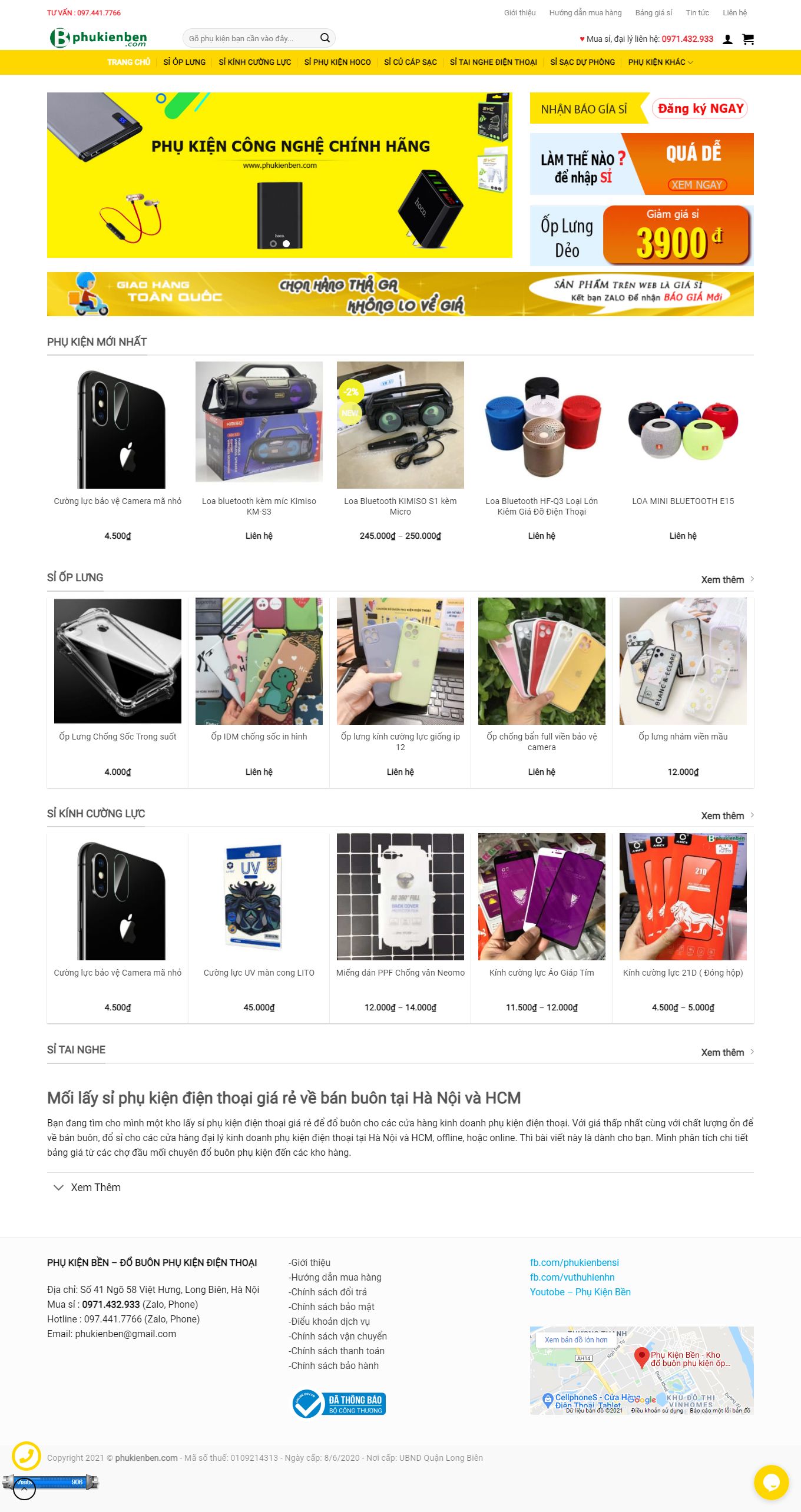 [techshark] Thiết kế Website Web bán ốp điện thoại - phukienbencom