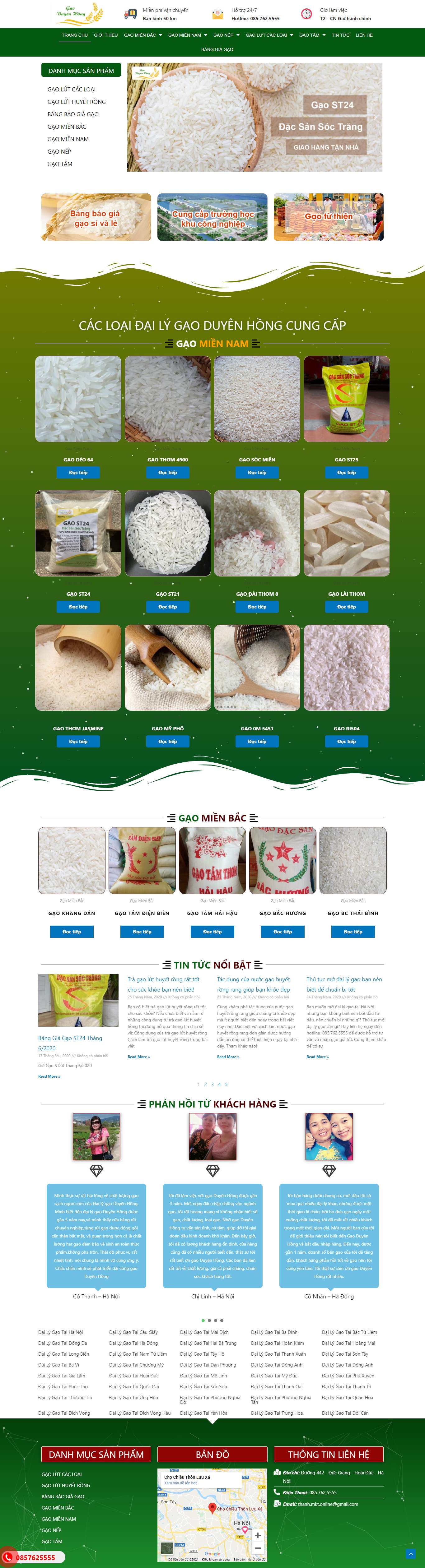 Thiết kế Website web vinalink - gaoduyenhongcom