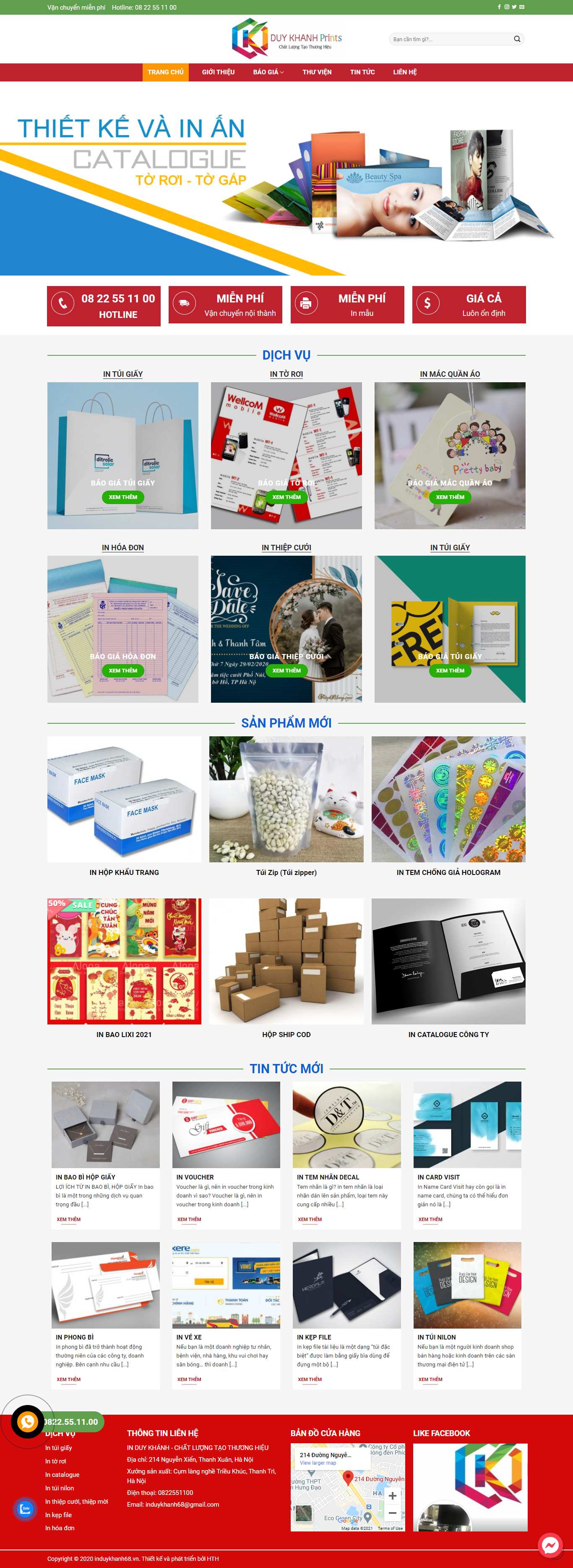 [tienlixidoc] Thiết kế Website Web bán phong bao lì xì - induykhanh68vn