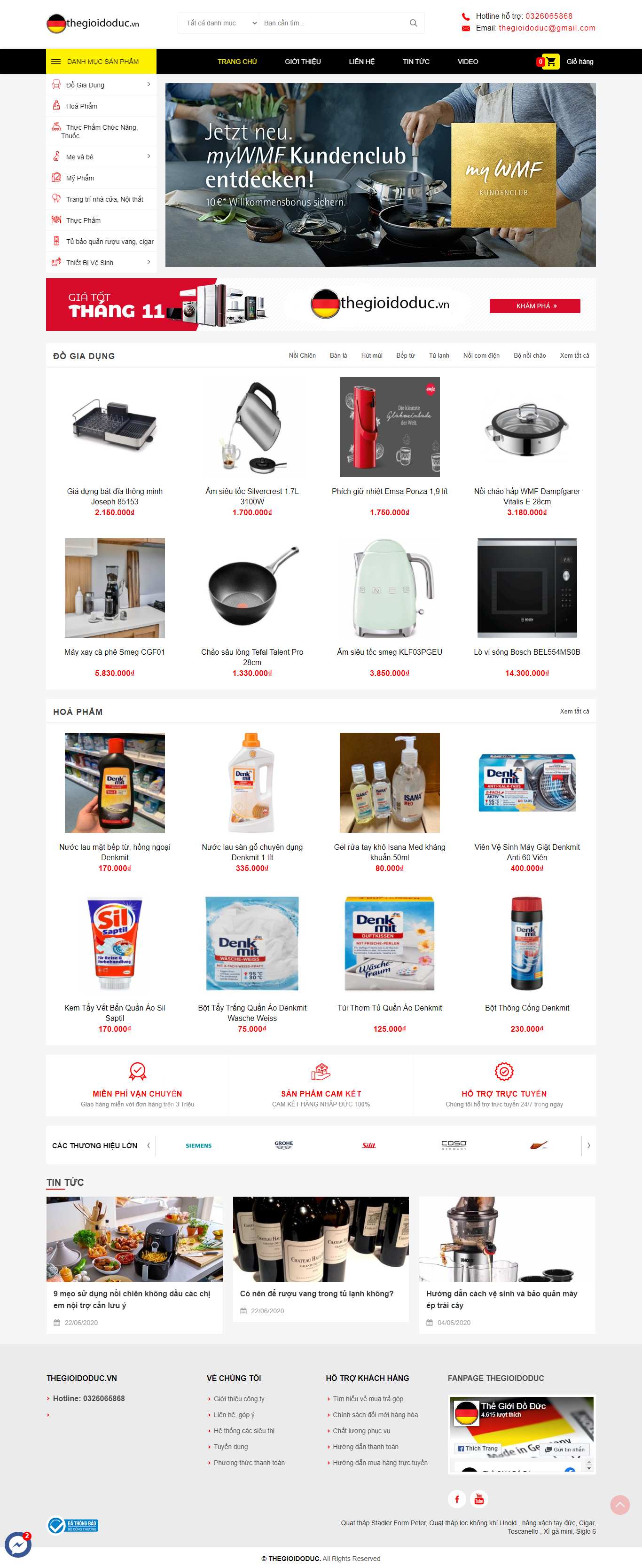 [qing68] Thiết kế Website Web bán đồ xách tay, hàng order - thegioidoducvn