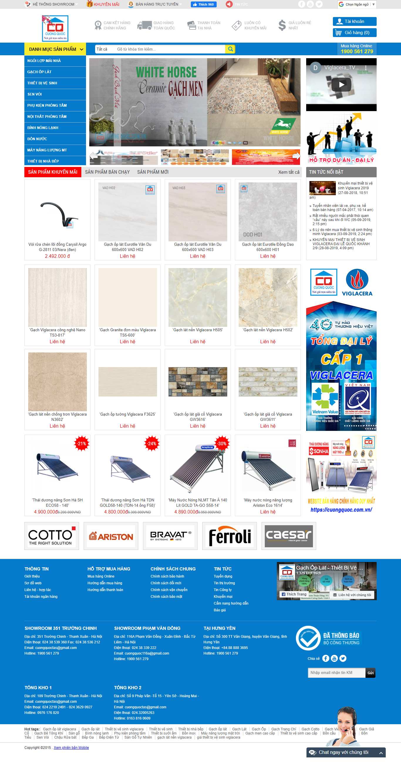 Thiết kế Website Web gạch đáp ốp lát - cuongquoccomvn