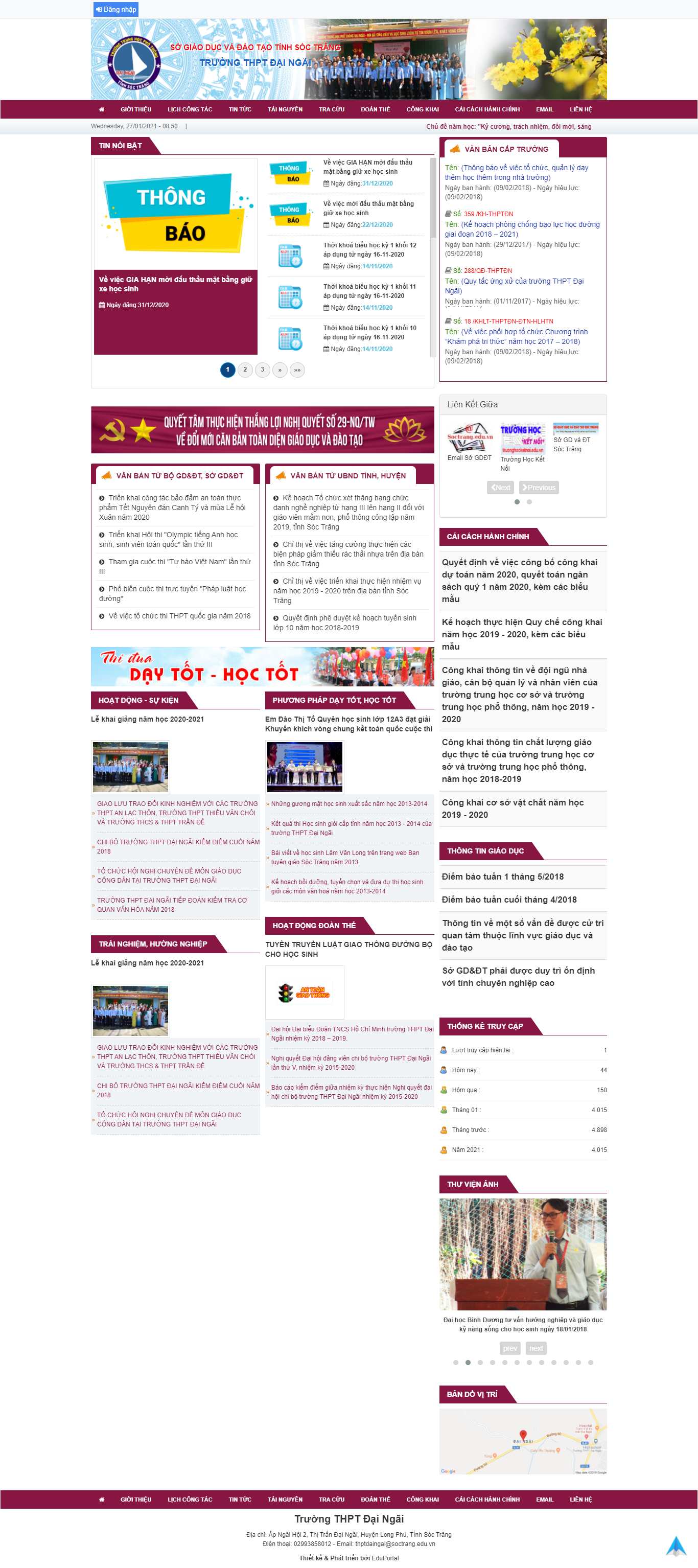 [thcsgiangvo-hn] Thiết kế Website Web trung học cơ sở - daingaieduvn