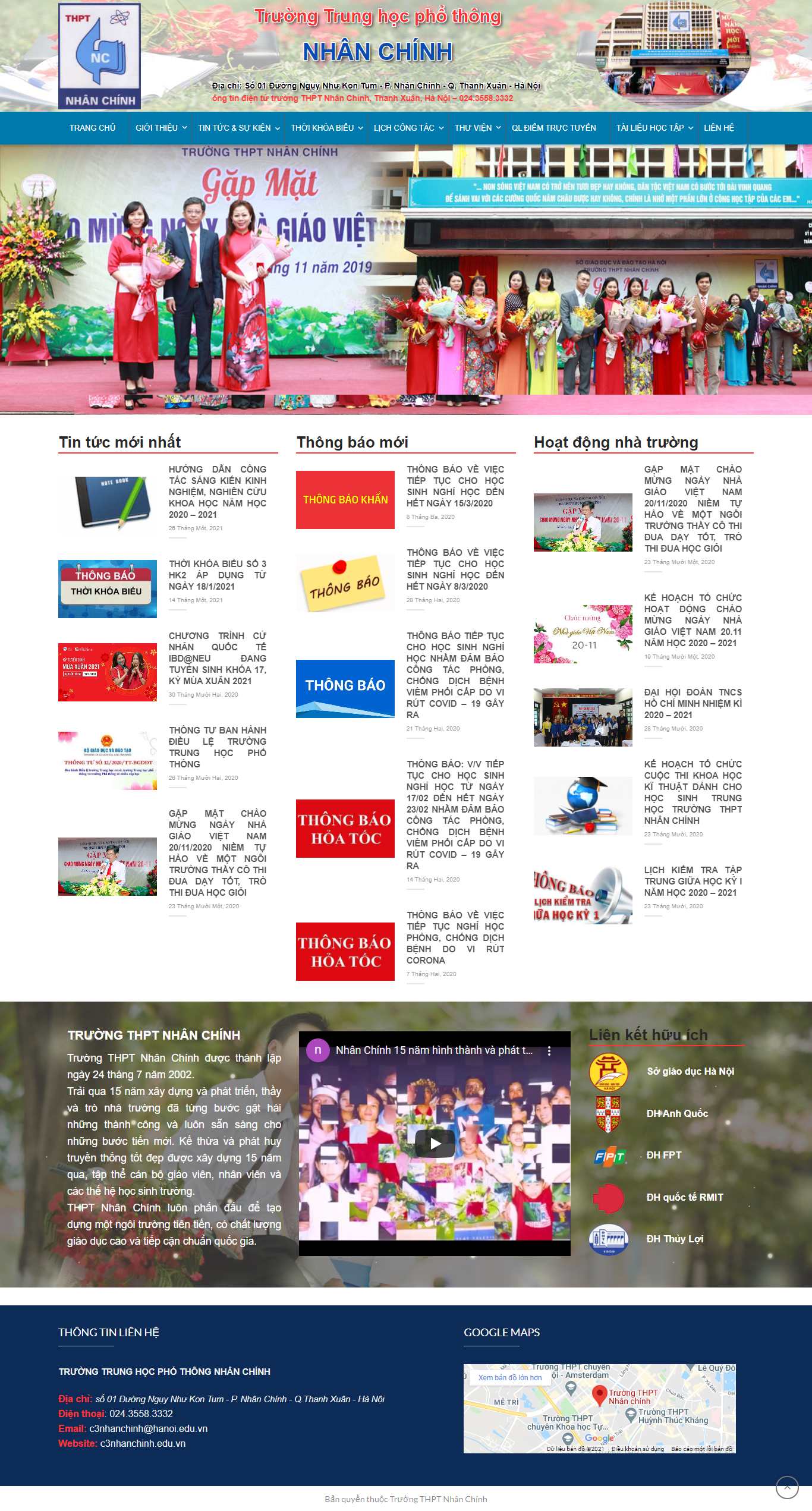 [thcsgiangvo-hn] Thiết kế Website Web trung học cơ sở - c3nhanchinheduvn