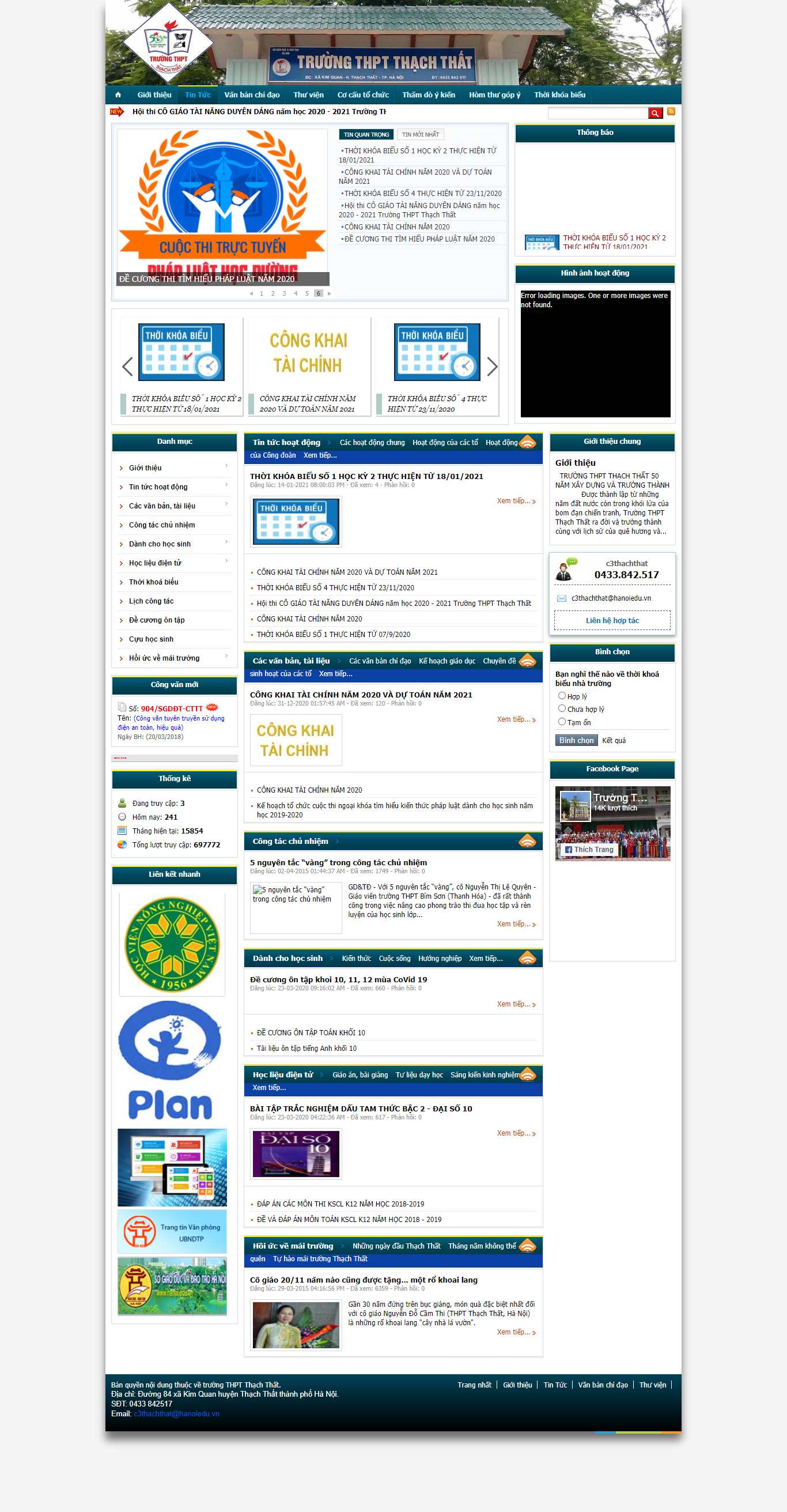 Thiết kế Website web nova - thptthachthateduvn