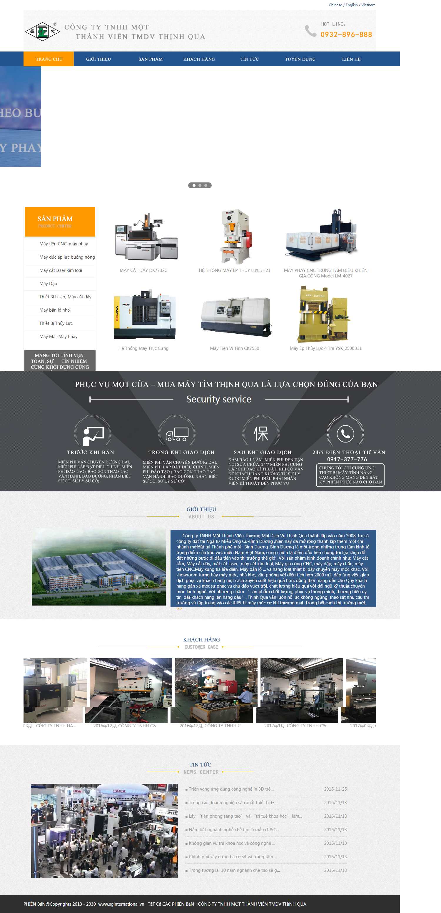 Thiết kế Website Web máy hàn điện tử - maythinhquavn