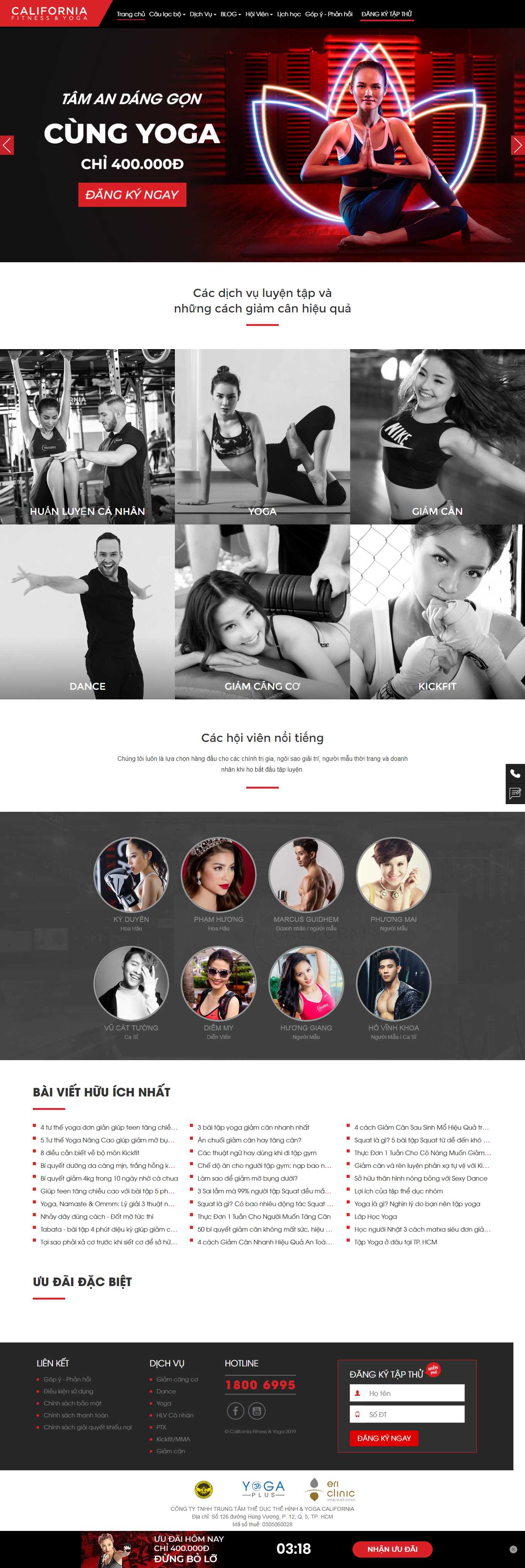 [curveshanoi] Thiết kế Website Web phòng tập Fitness - wwwcfyccomvn