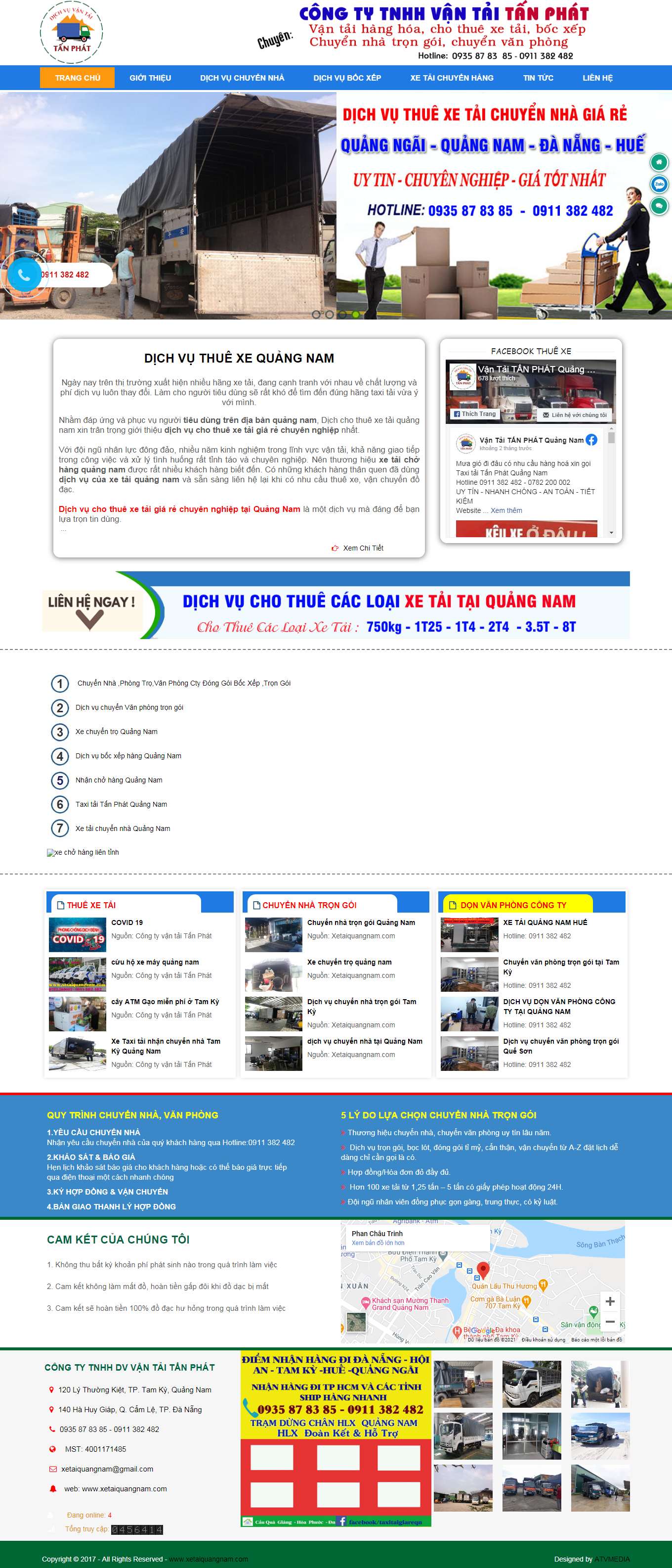 [greenworldtourist] Thiết kế Website Web thuê xe tải - wwwxetaiquangnamcom