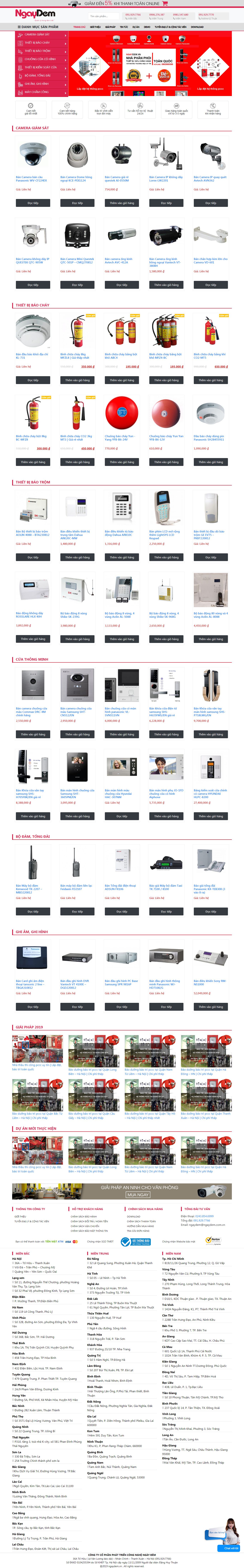 [binhchuachay123] Thiết kế Website Web bình chữa cháy - ngaydemvn