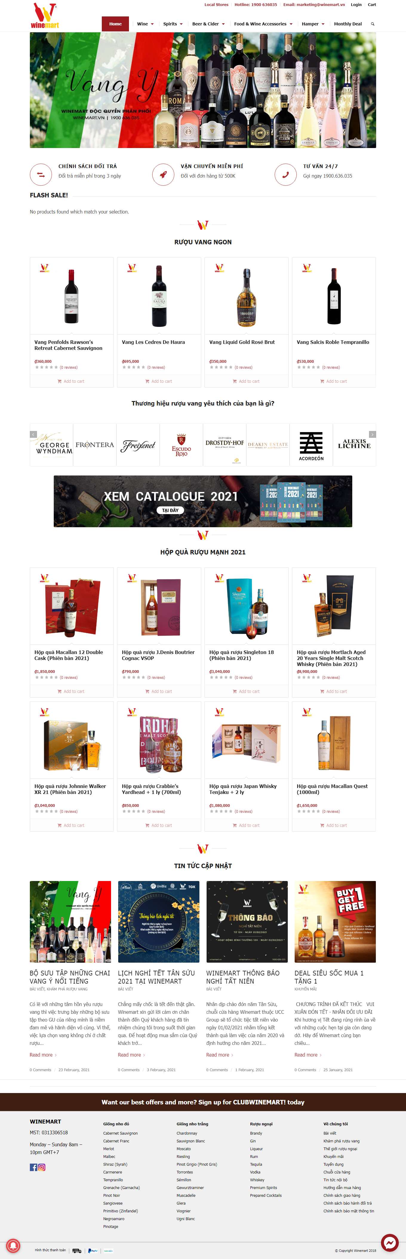 [habeco] Thiết kế Website Web công ty bia - winemartvn
