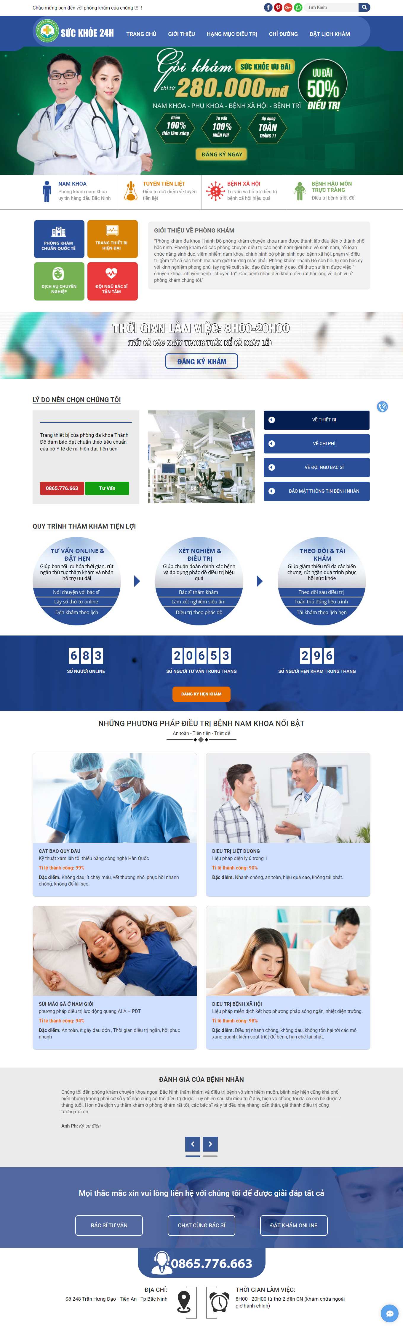 [phongkhamnamkhoatphcm] Thiết kế Website Web phòng khám đa khoa - wikisuckhoe24hcom