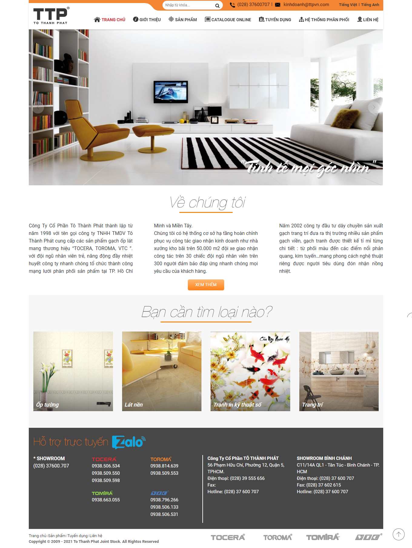 [thanhthanhceramic] Thiết kế Website Web công ty gạch men - wwwttpvncom