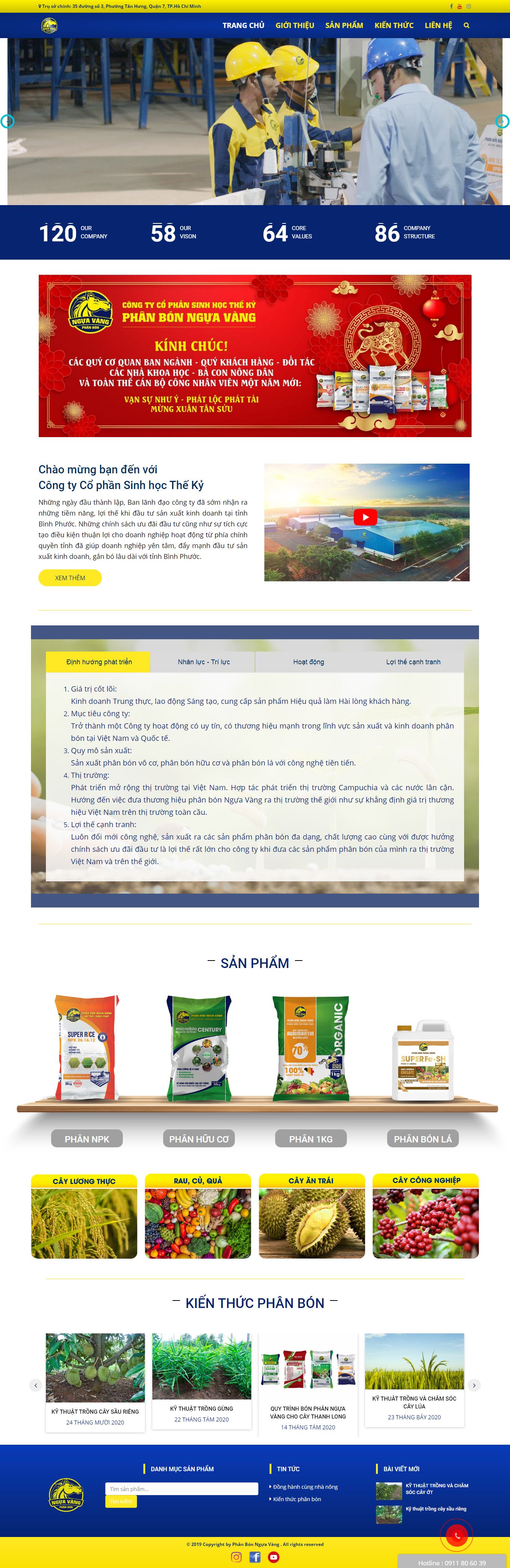 [phanbonhalan] Thiết kế Website Web công ty bán phân bón - wwwphanbonnguavangvn