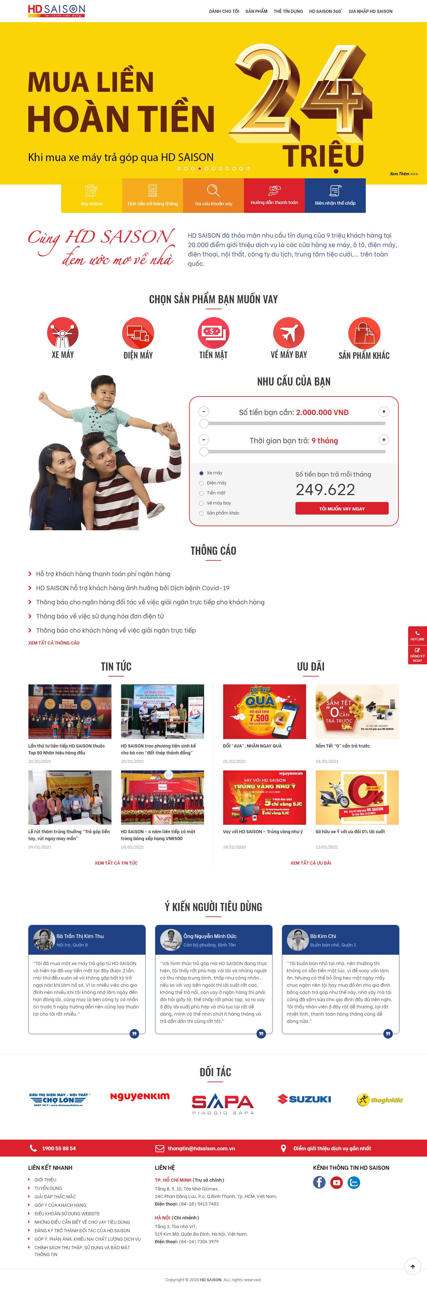 [fccom] Thiết kế Website Web công ty tài chính - wwwhdsaisoncomvn