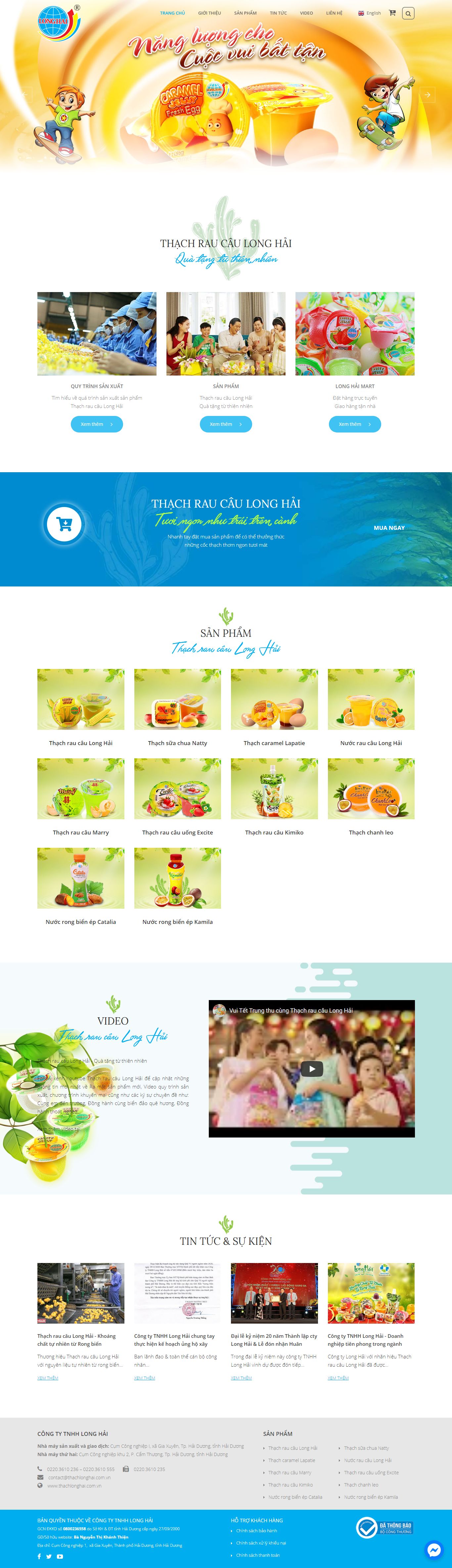 [beemart] Thiết kế Website Web bán thạch rau câu - vemaybayphuongnamcom