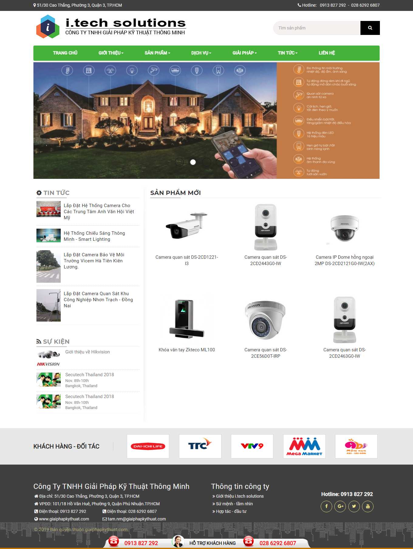 Thiết kế Website web camera giám sát - wwwgiaiphapkythuatcom