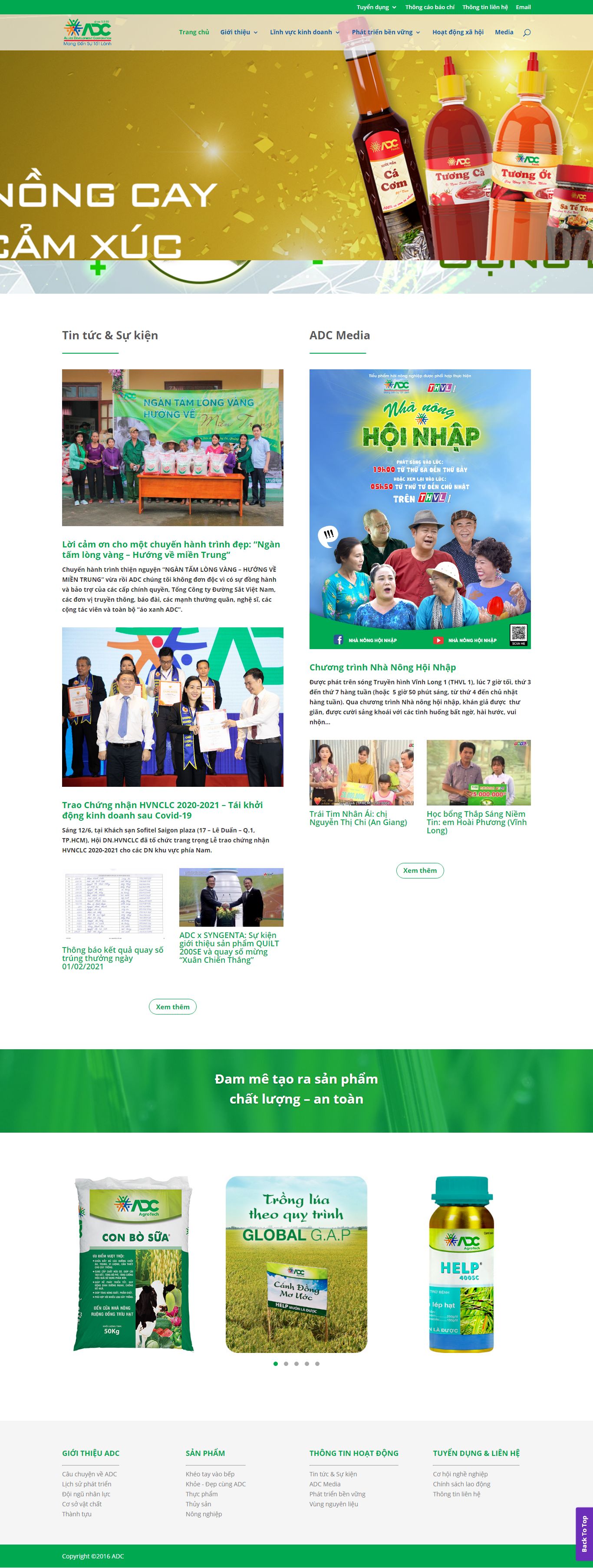 Thiết kế Website web adc việt nam - wwwadcvncom