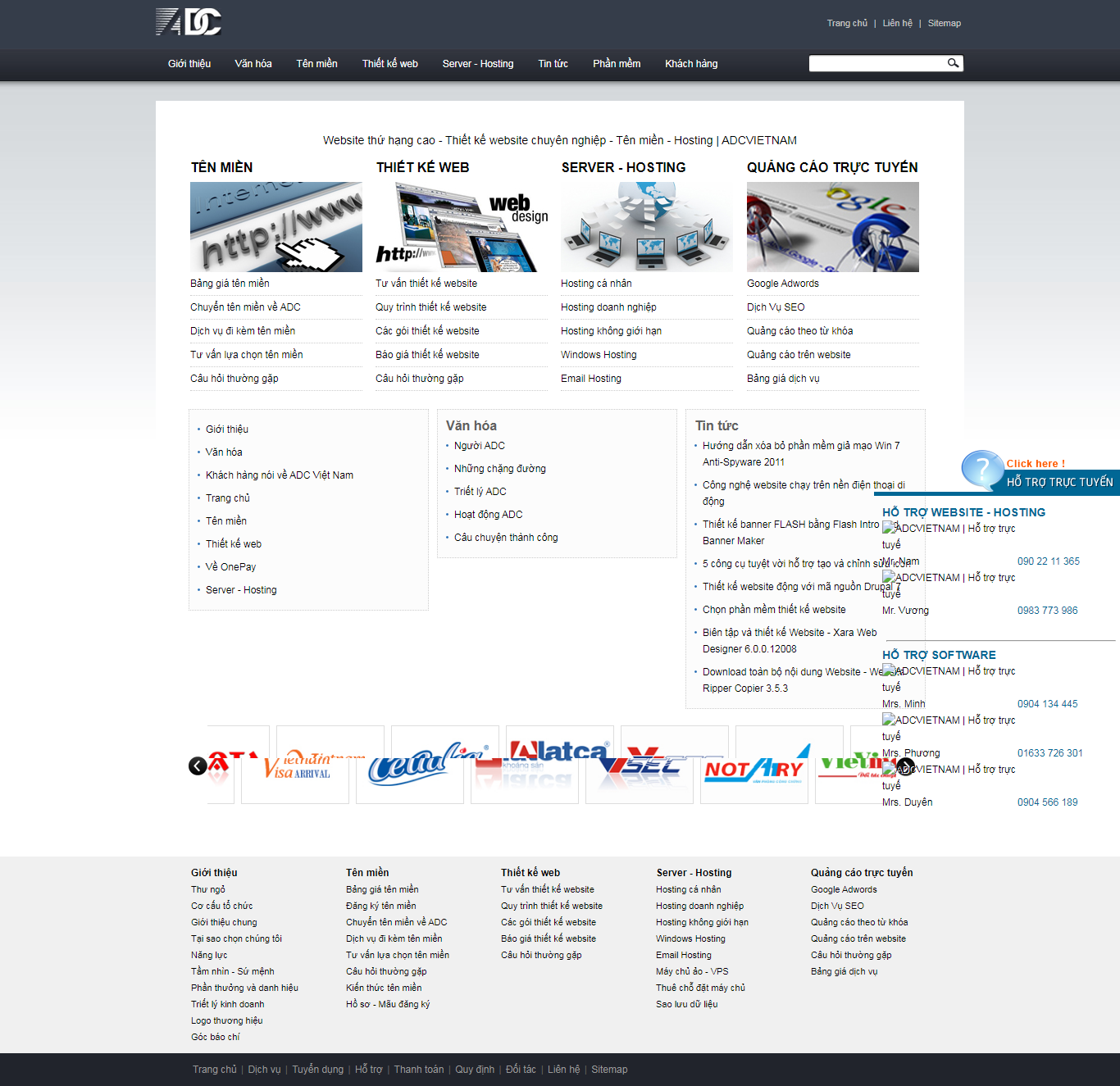 Thiết kế Website web adc việt nam - adcvietnamvn
