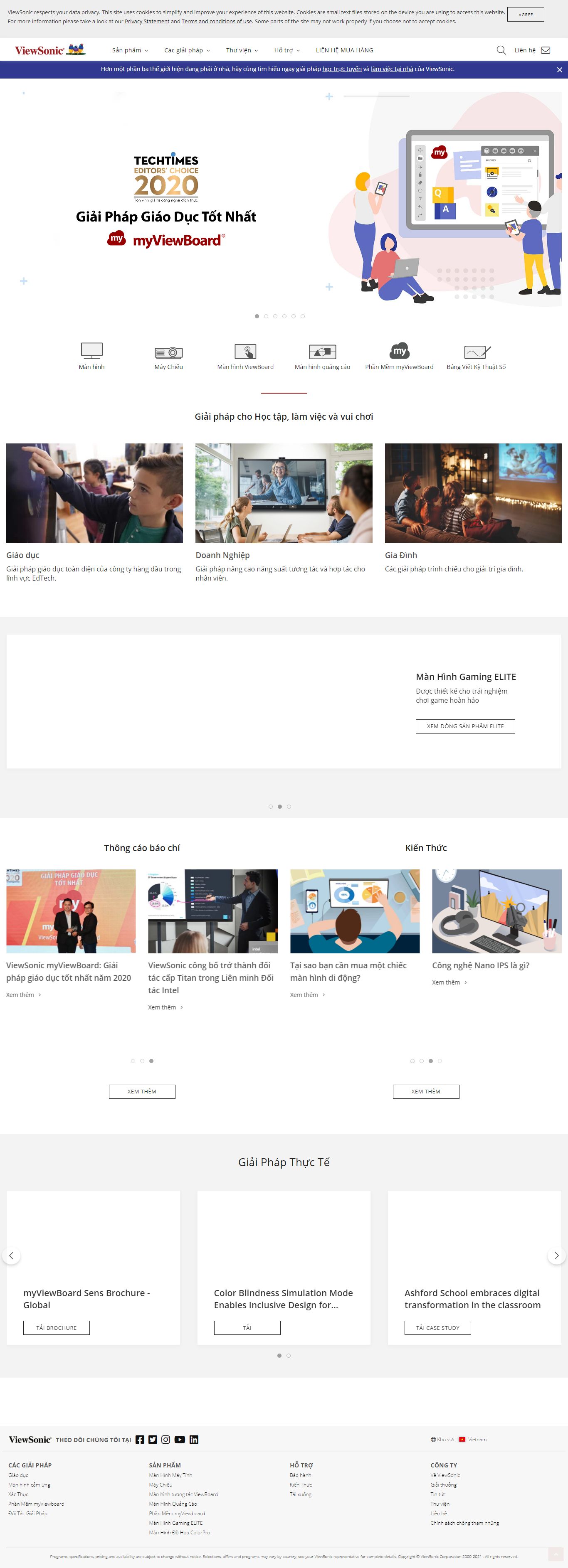 Thiết kế Website web nano - wwwviewsoniccom
