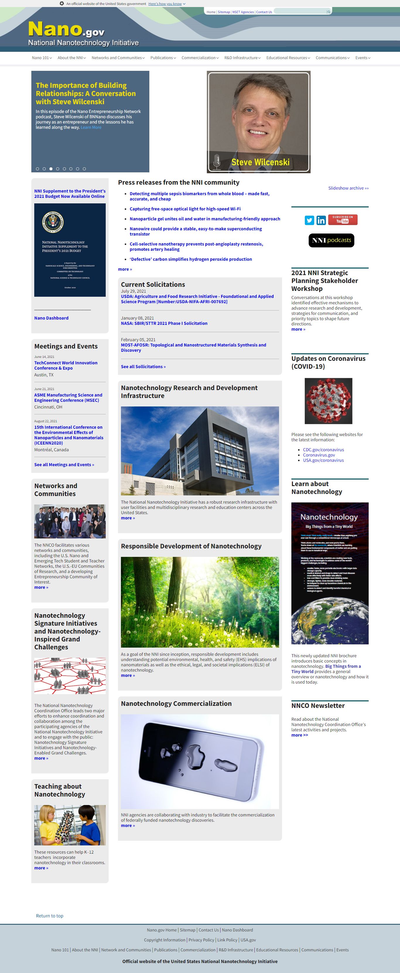 Thiết kế Website web nano - wwwnanogov