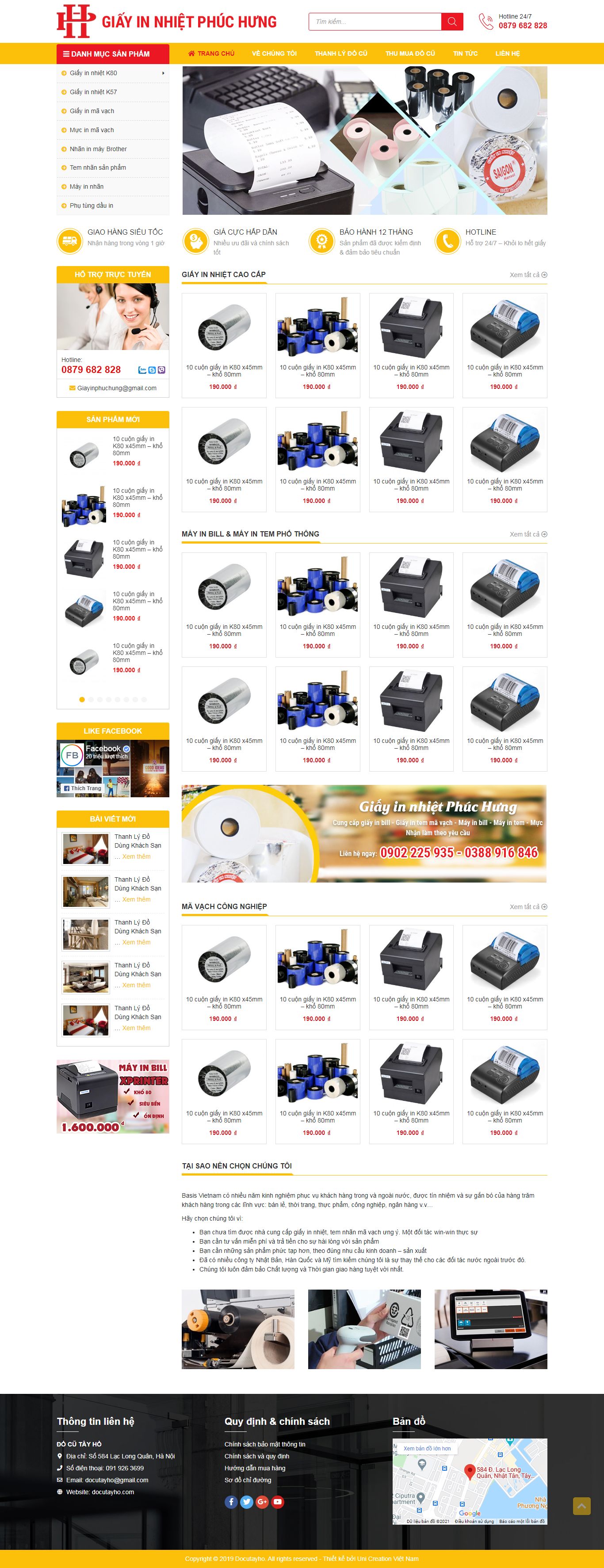 Thiết kế Website web website500k - giayingiaodiendepcom