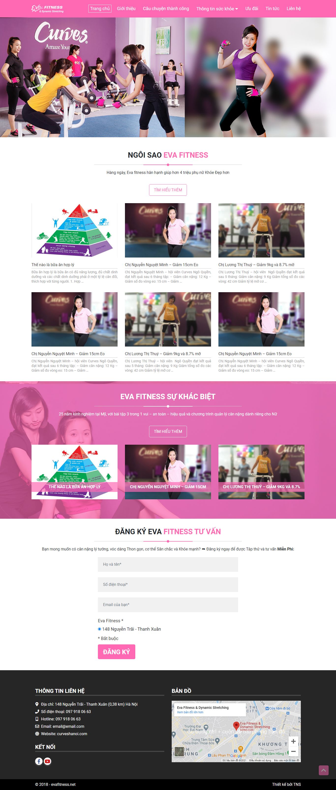 Thiết kế Website web bigweb - curveshanoigiaodiendepcom