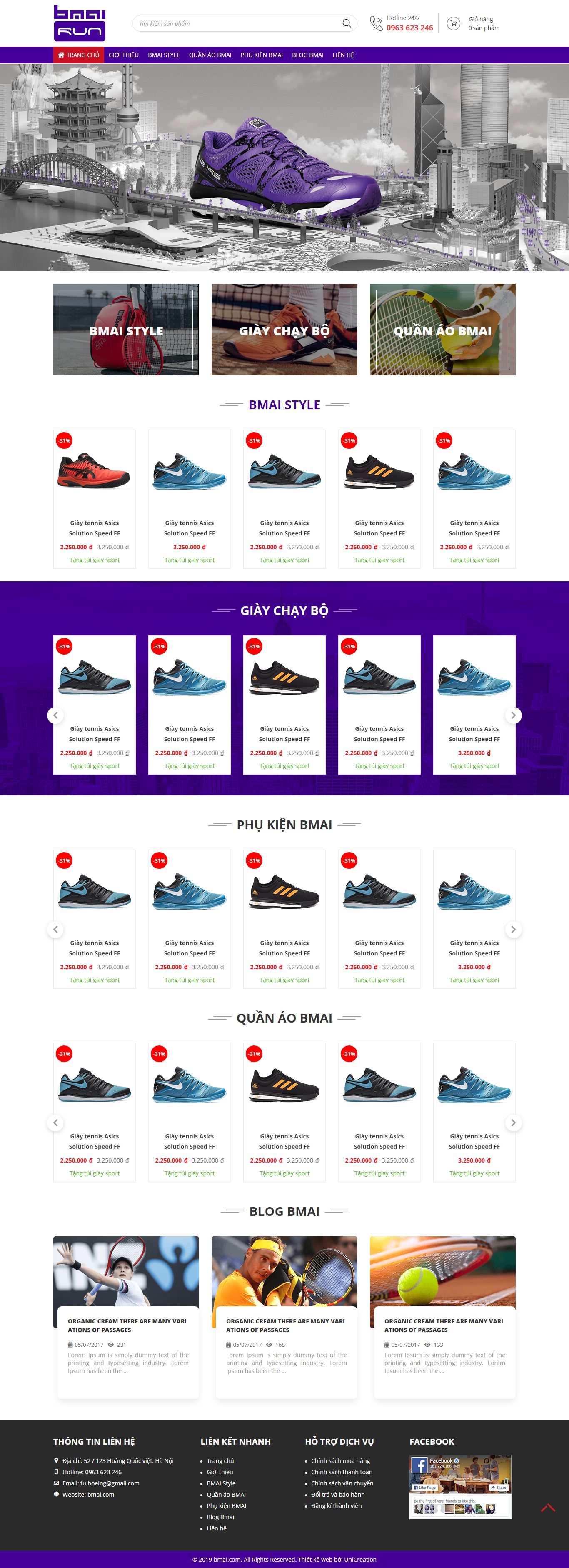 Thiết kế Website web skyvietnam - shoestoregiaodiendepcom