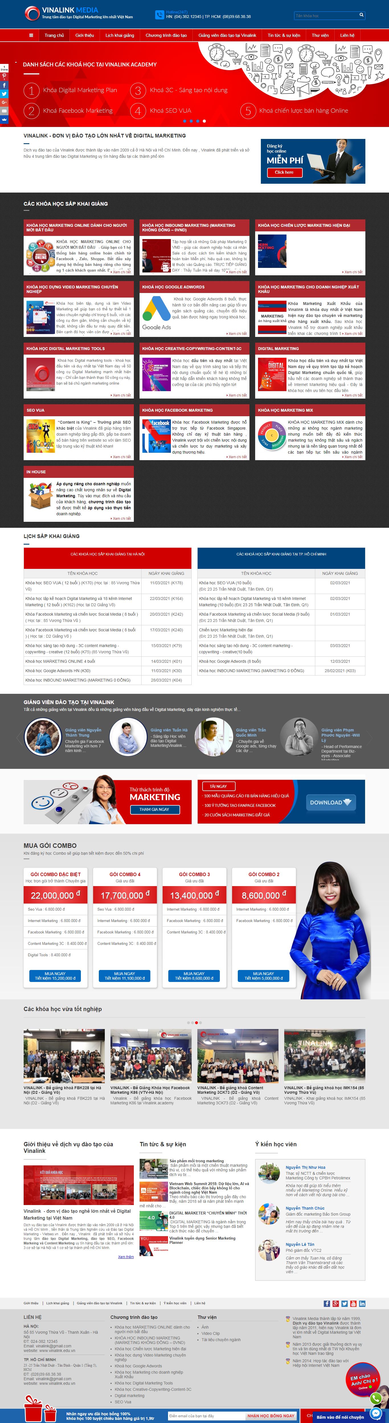 Thiết kế Website web vinalink - wwwvinalinkeduvn