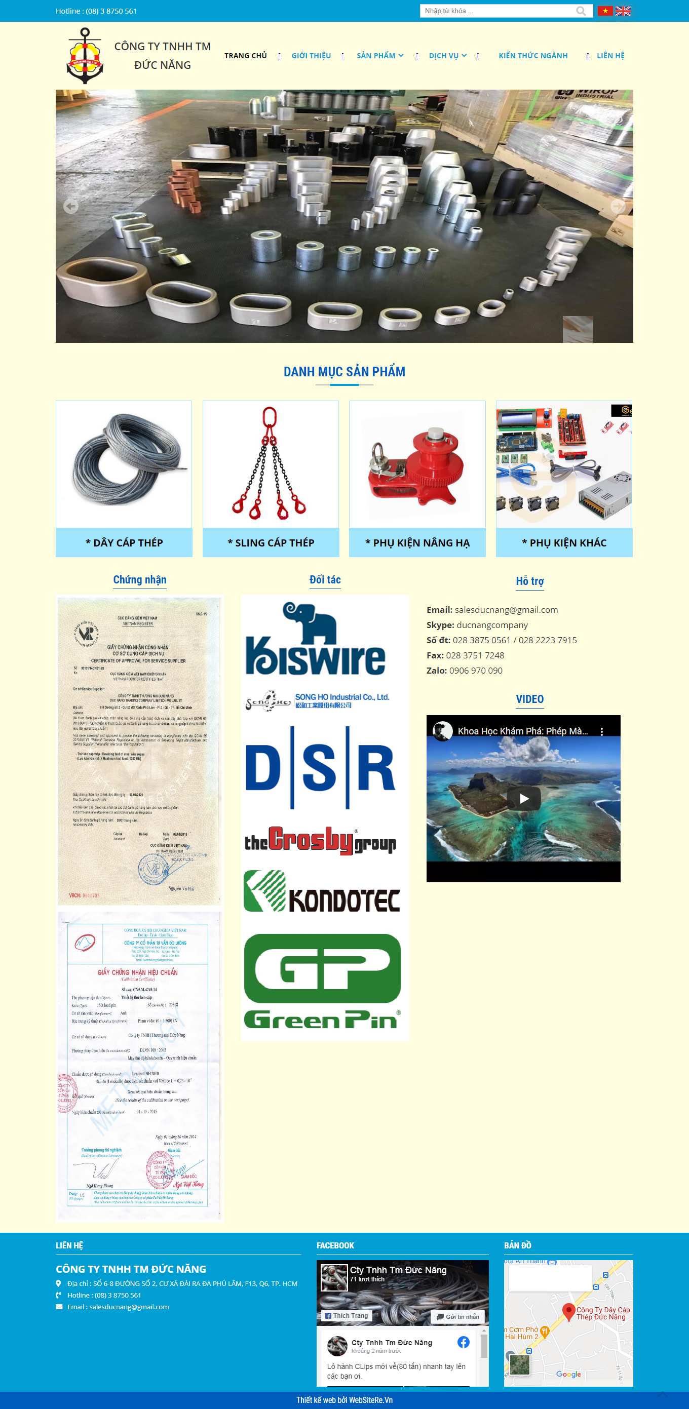 [dtmarinetek] Thiết kế Website web thiết bị hàng hải - ducnangcom